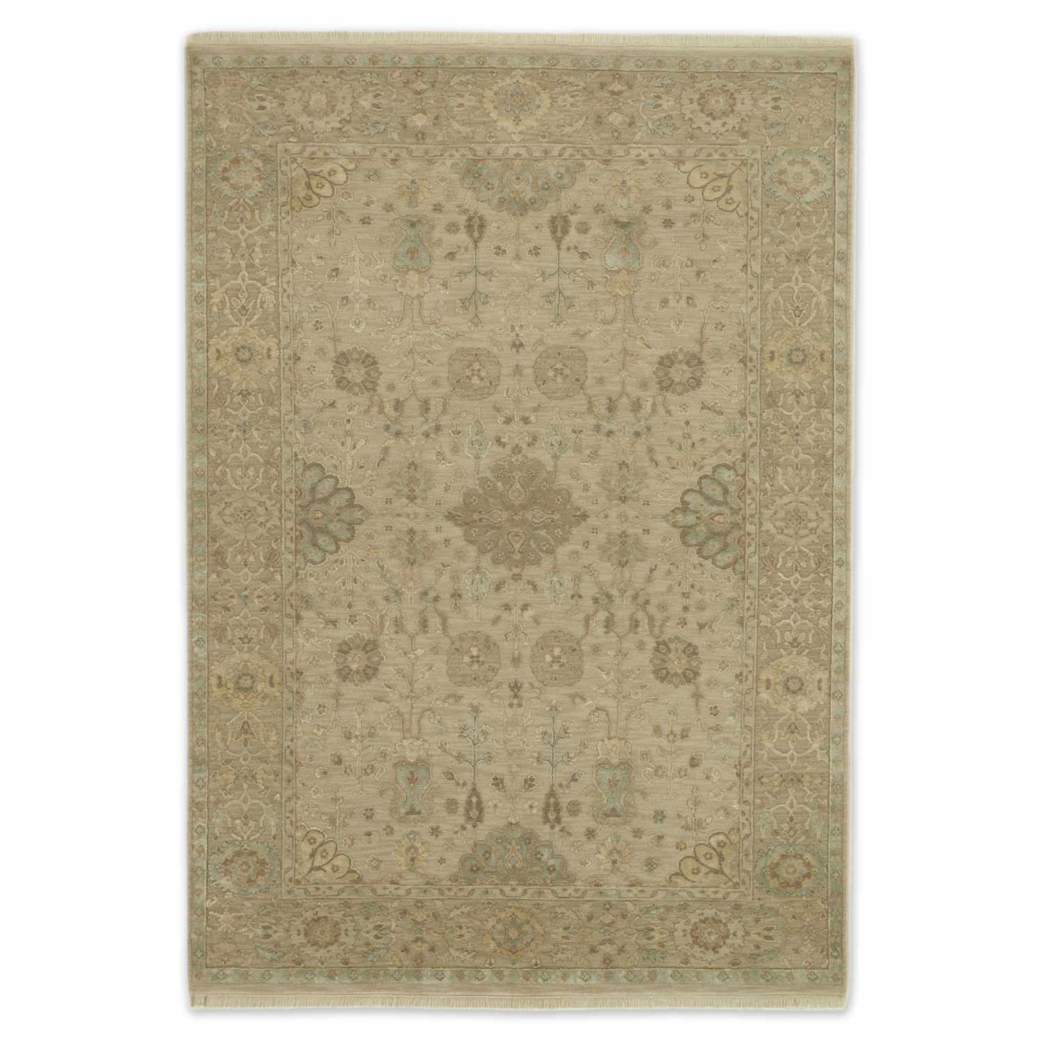 Sultan-Aelle Hand Knotted Woollen And Silk Rug