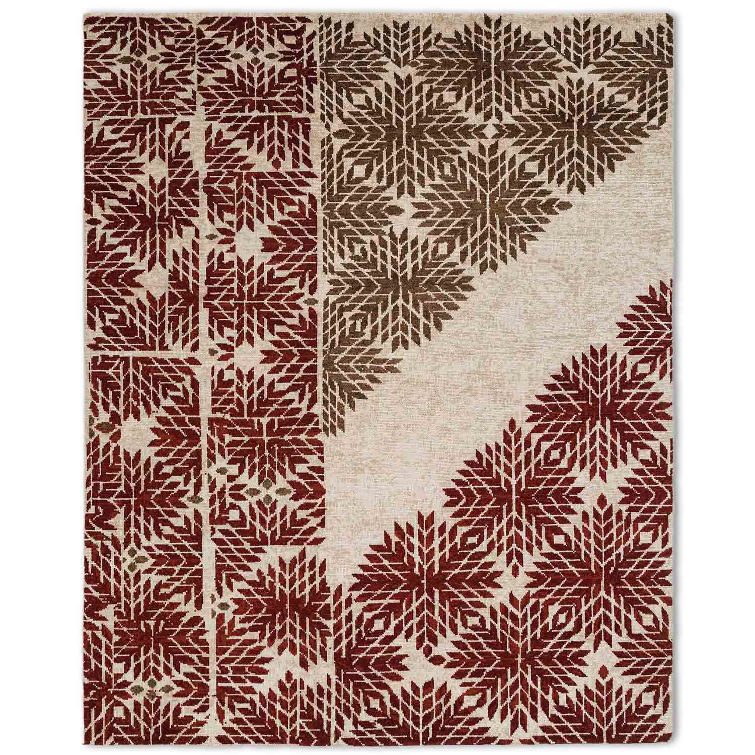 Sialkot Hand Knotted Woollen Rug by Abraham & Thakore