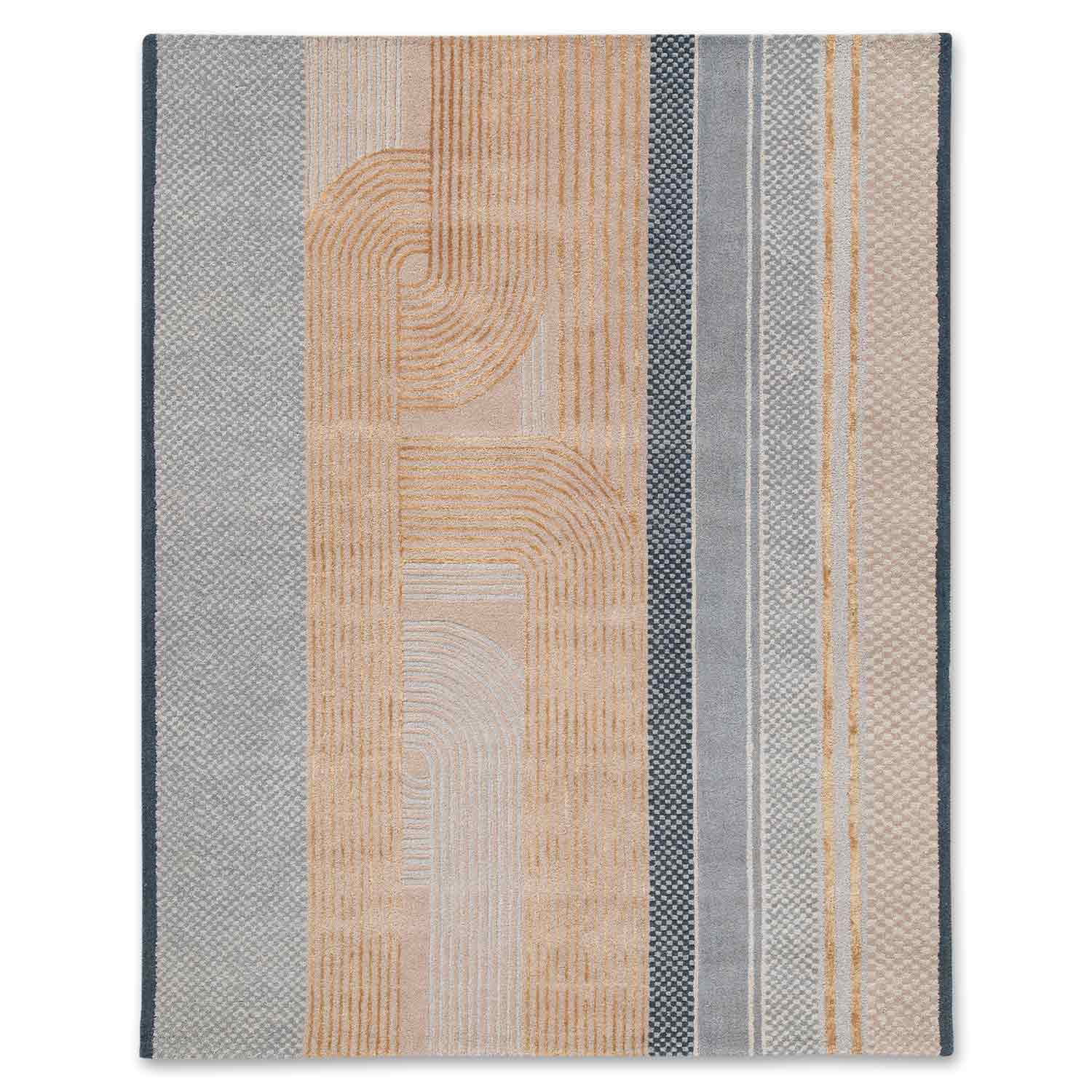 Linea
 Hand Tufted Woollen And Viscose Rug