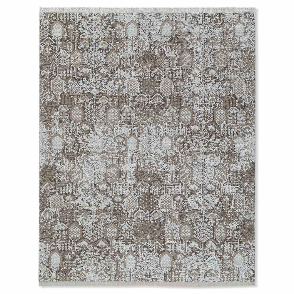 Selcan Hand Knotted Woollen And Viscose Rug