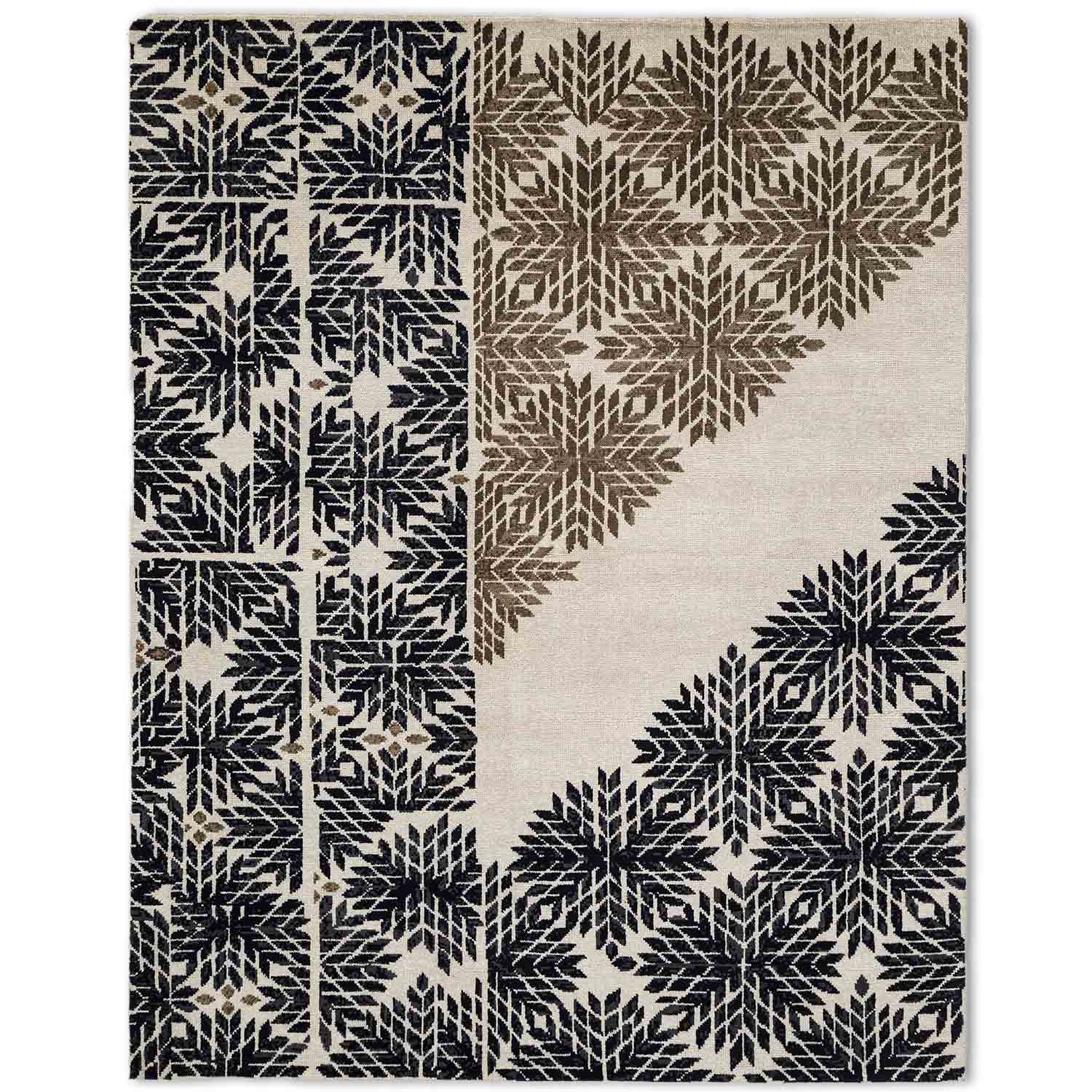 Jhelum Hand Knotted Woollen Rug by Abraham & Thakore