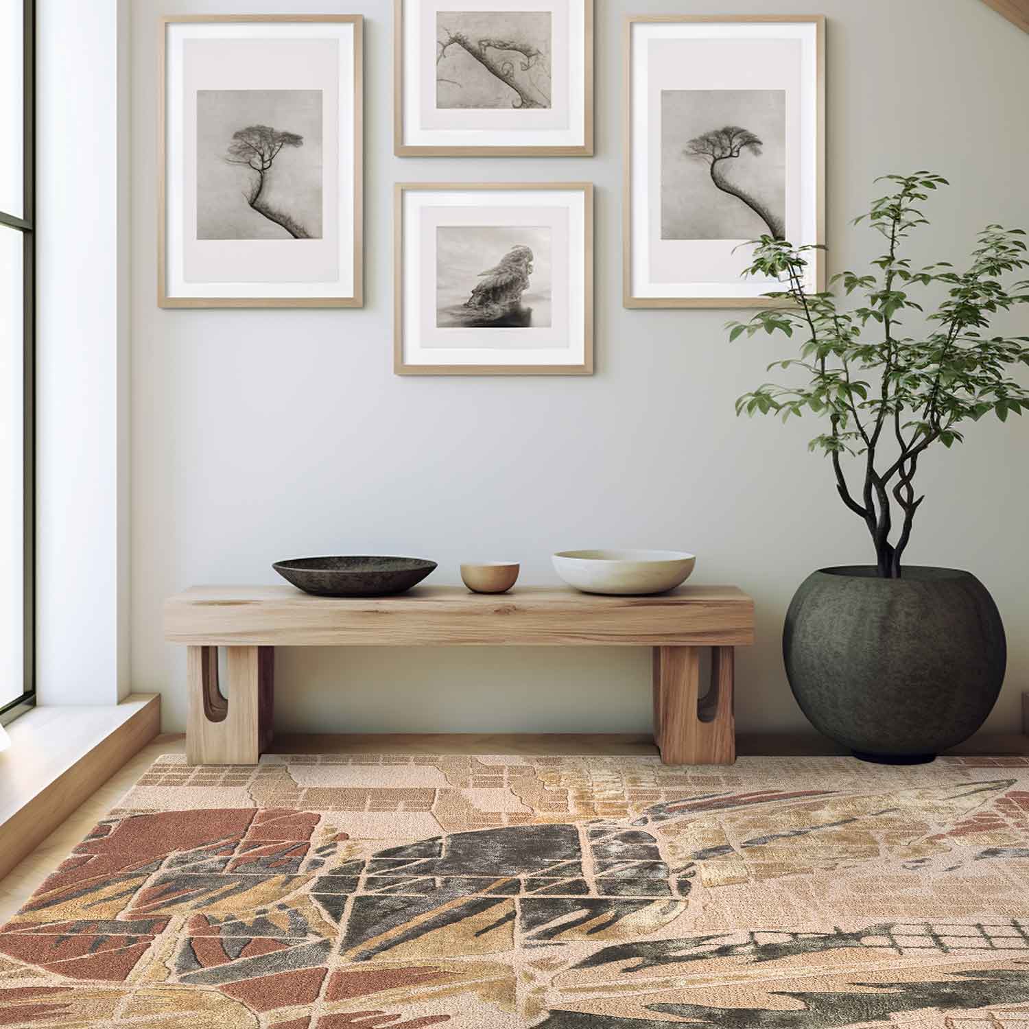 Petalé

 Hand Tufted Woollen And Viscose Rug