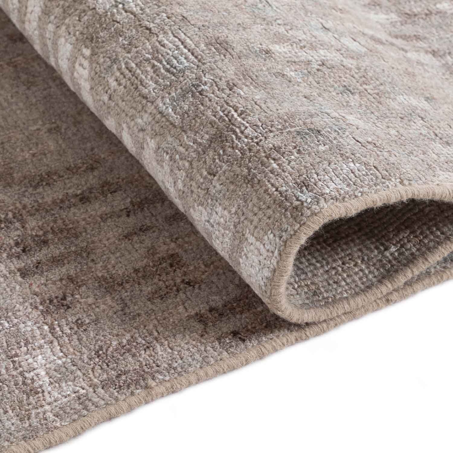 Ombre Hand Knotted  Wool And Viscose