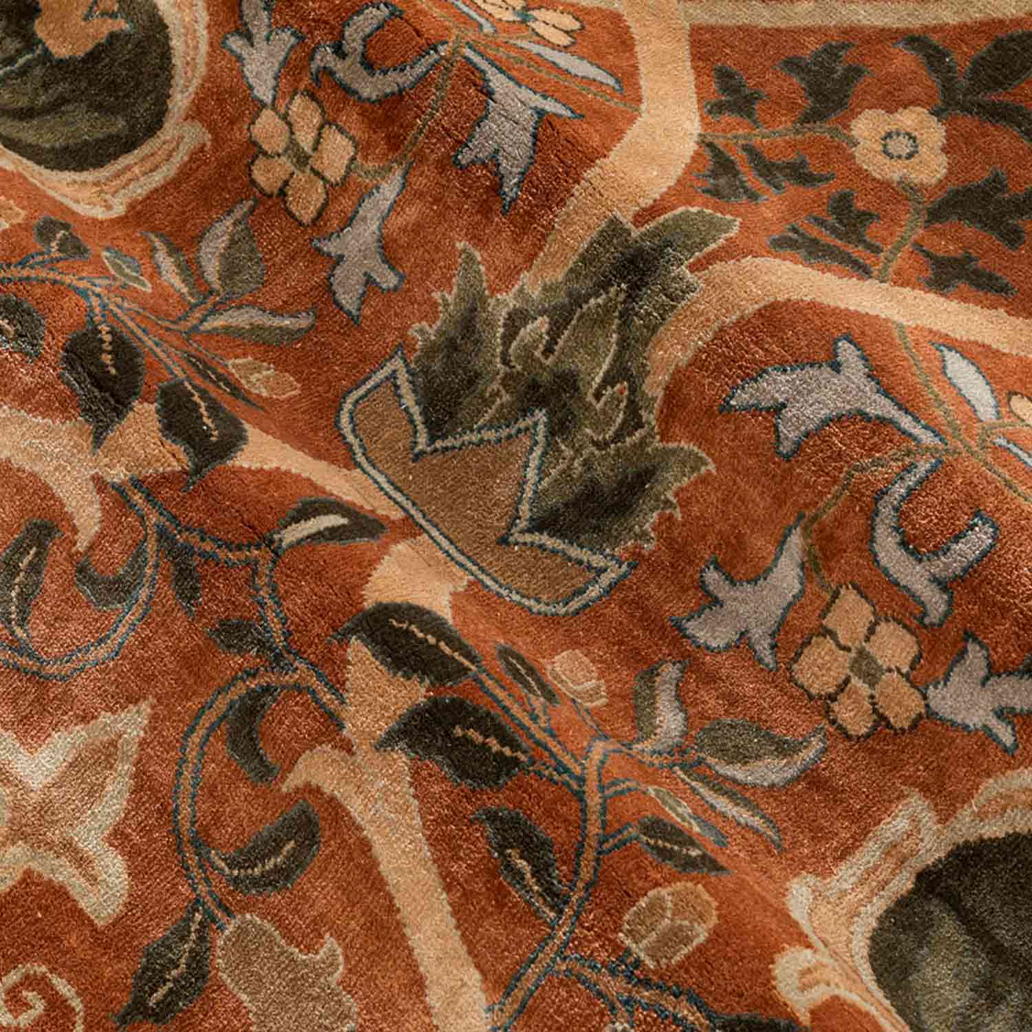 Safforon Hand Knotted Silk Rug