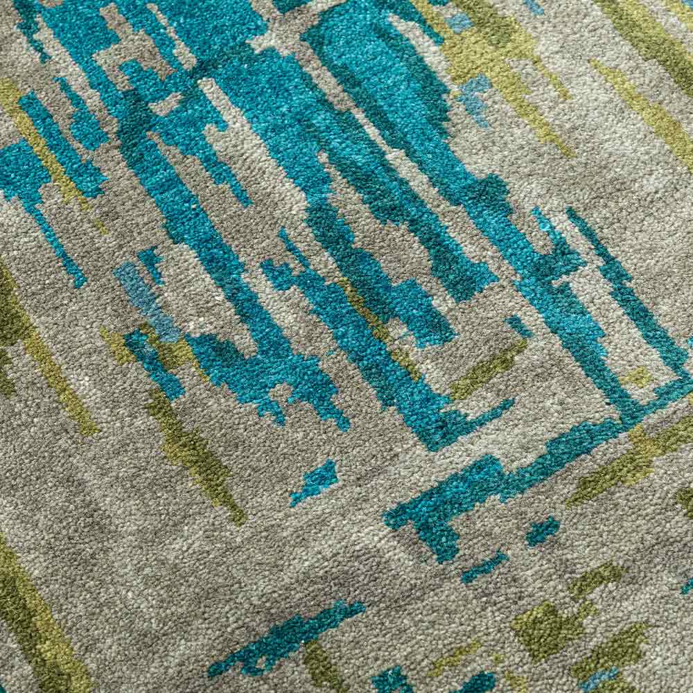 Cyano-B1 Hand Knotted Woollen Rug