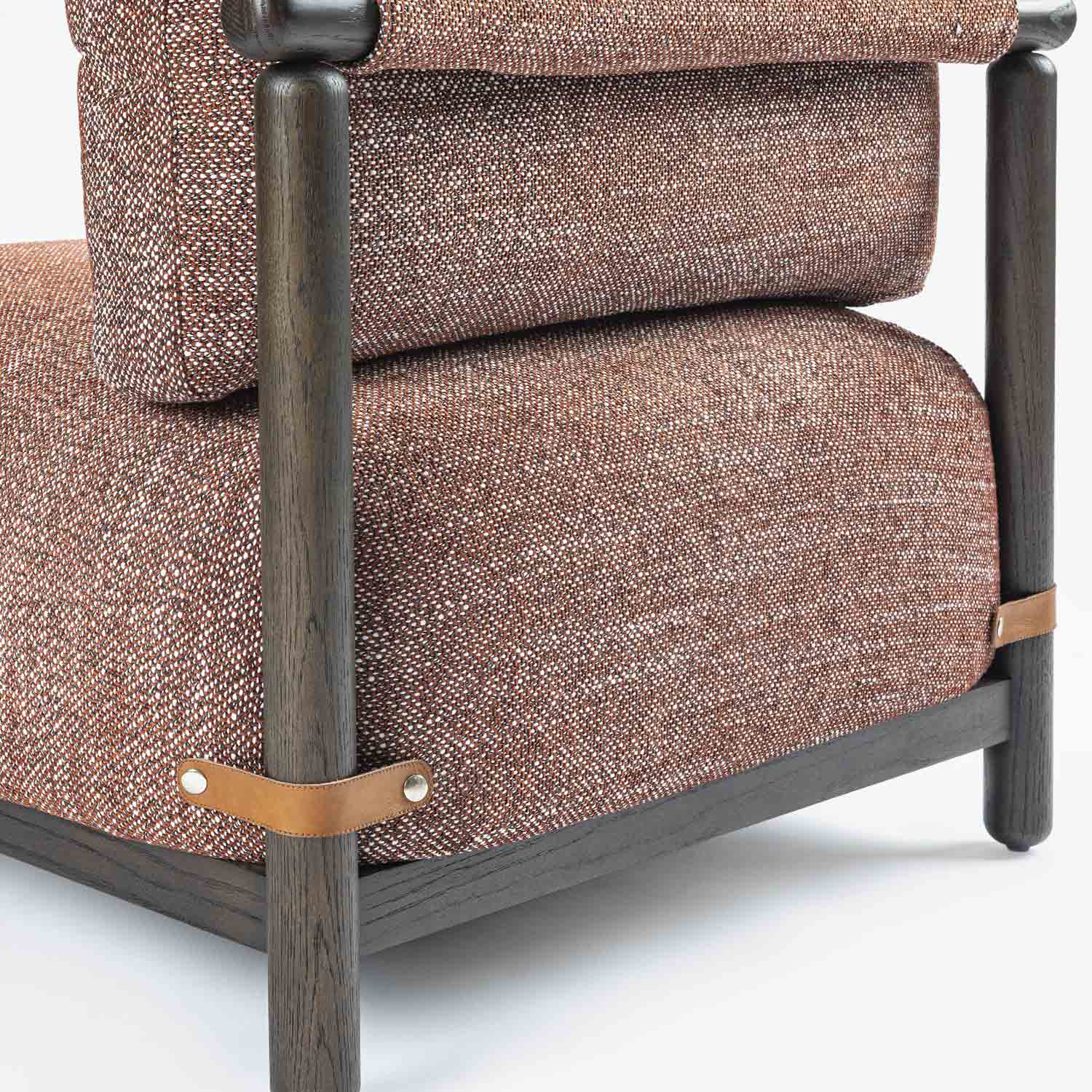 Billy Lounge Chair-Dark Amber