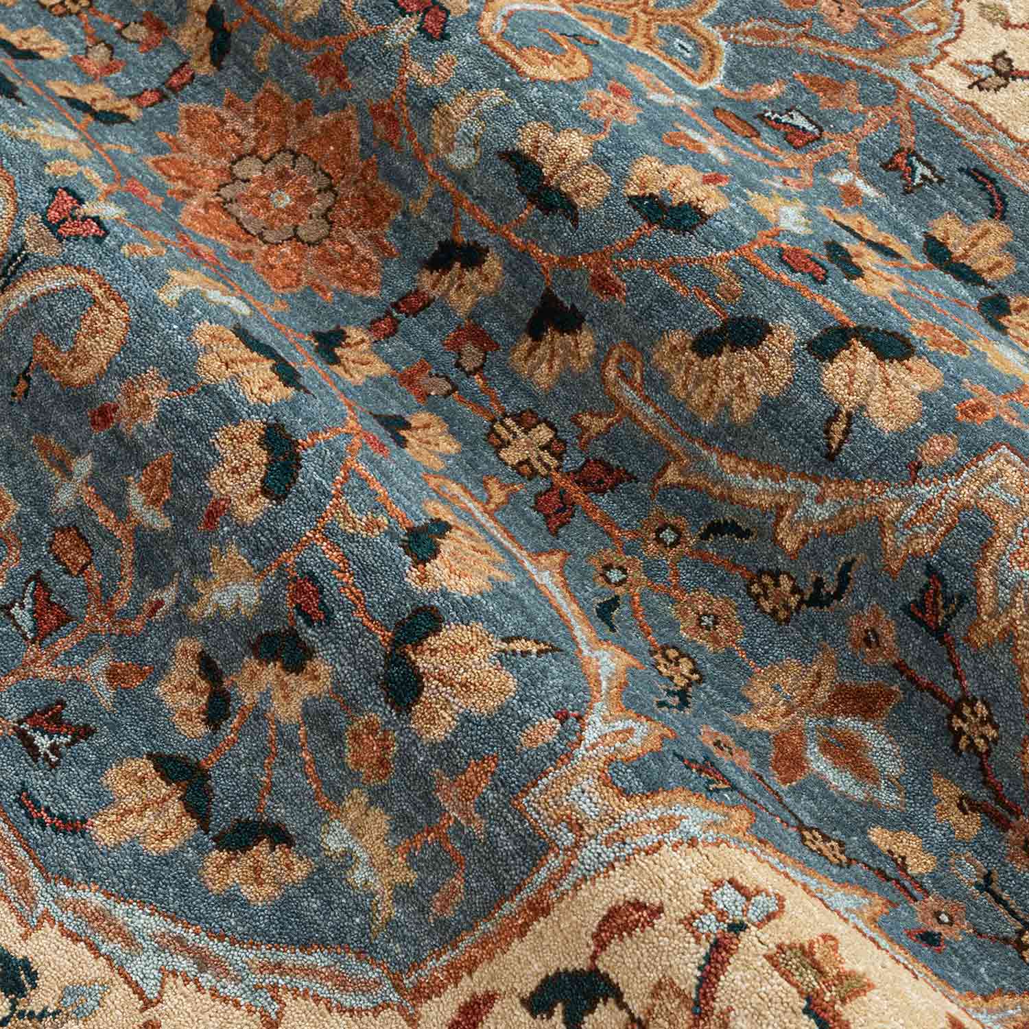 Mohtashem Hand Knotted  Woollen Rug