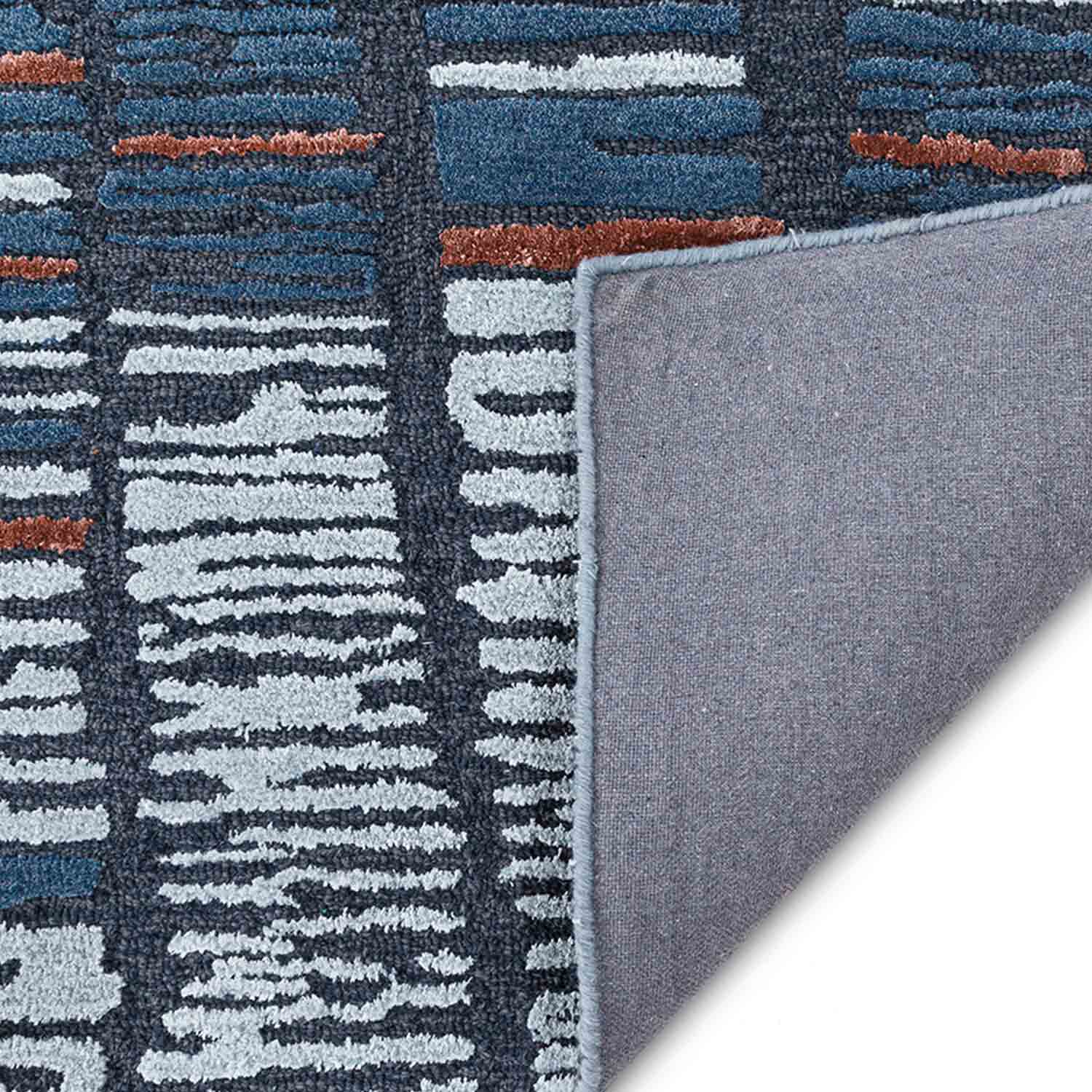 Moswen Hand Tufted Woollen And Viscose Rug