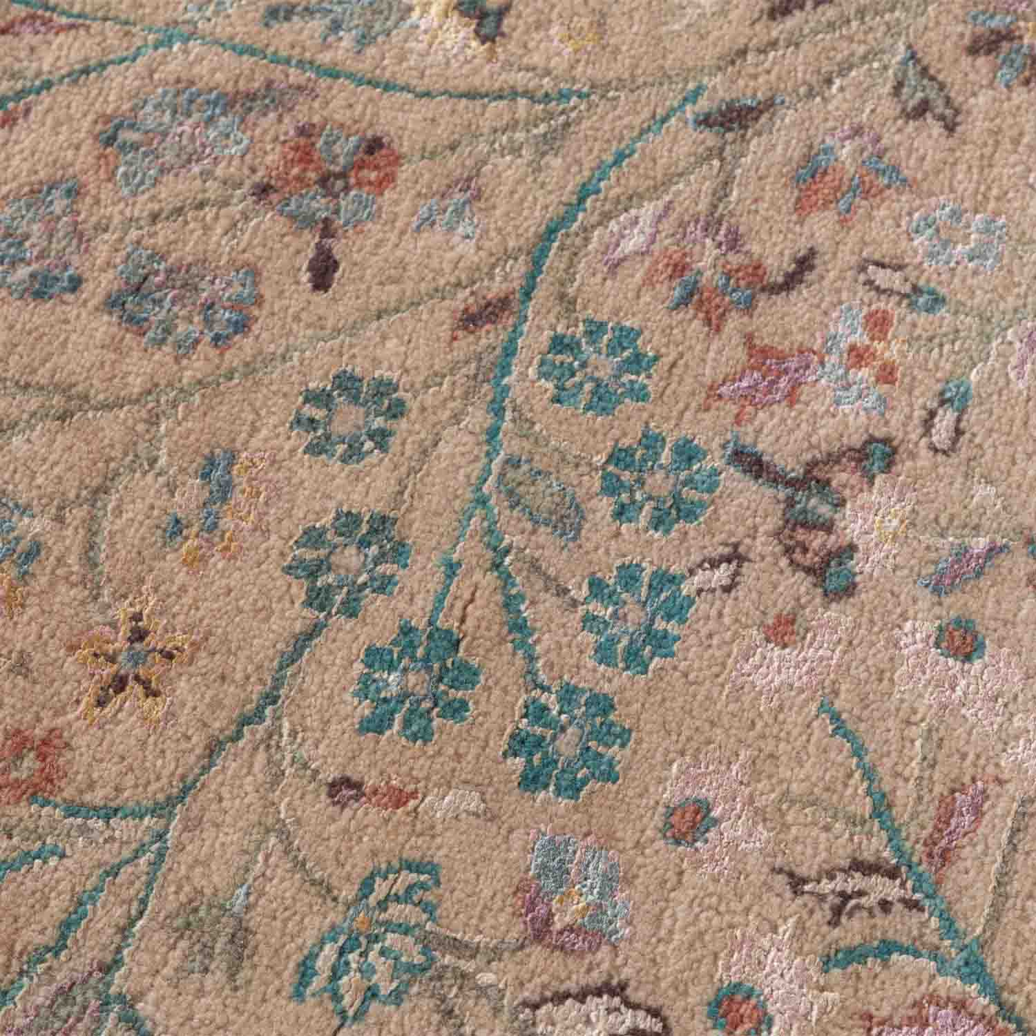 Mandira Hand Knotted Woollen And Silk Rug