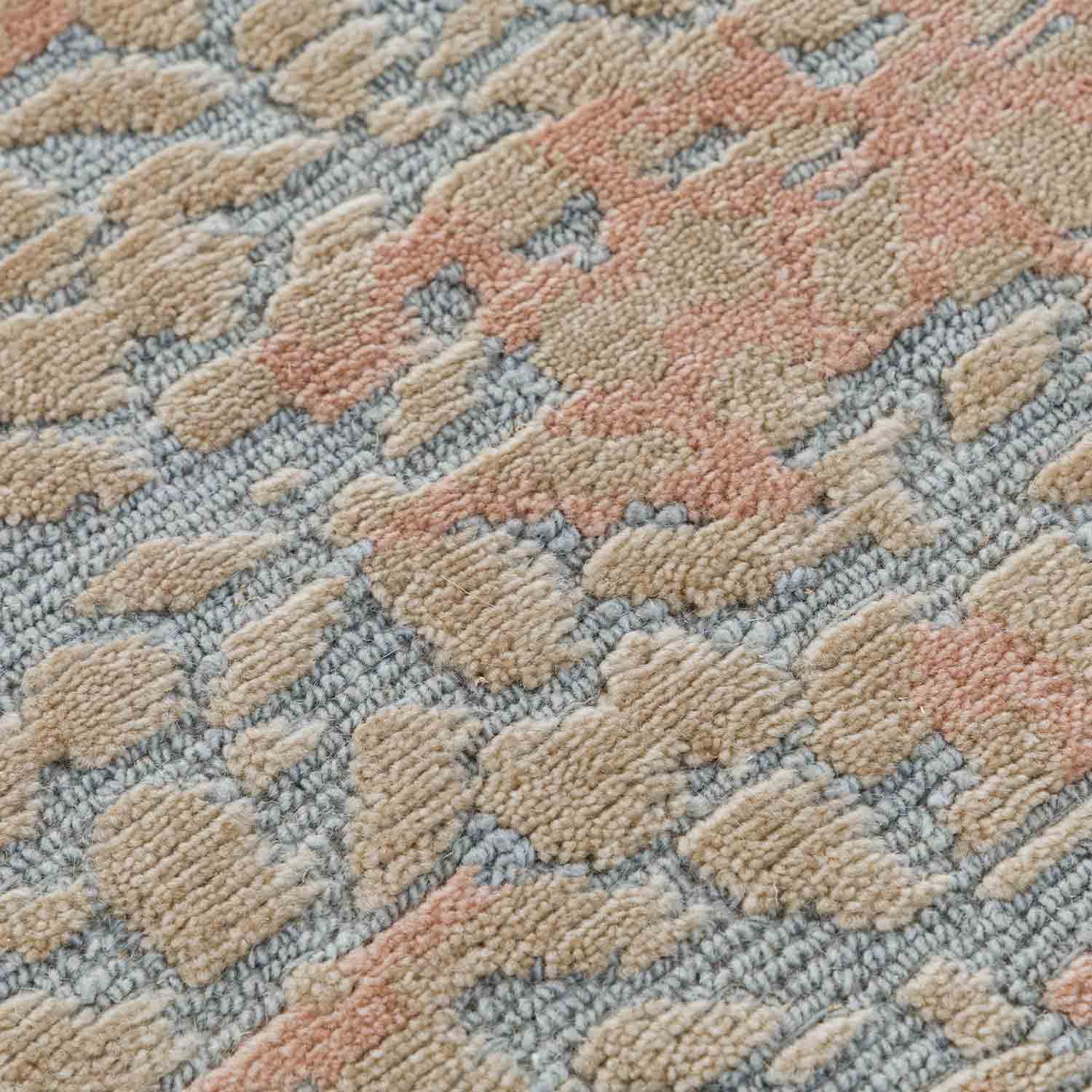 Rust-Shine Hand Knotted Woollen Rug