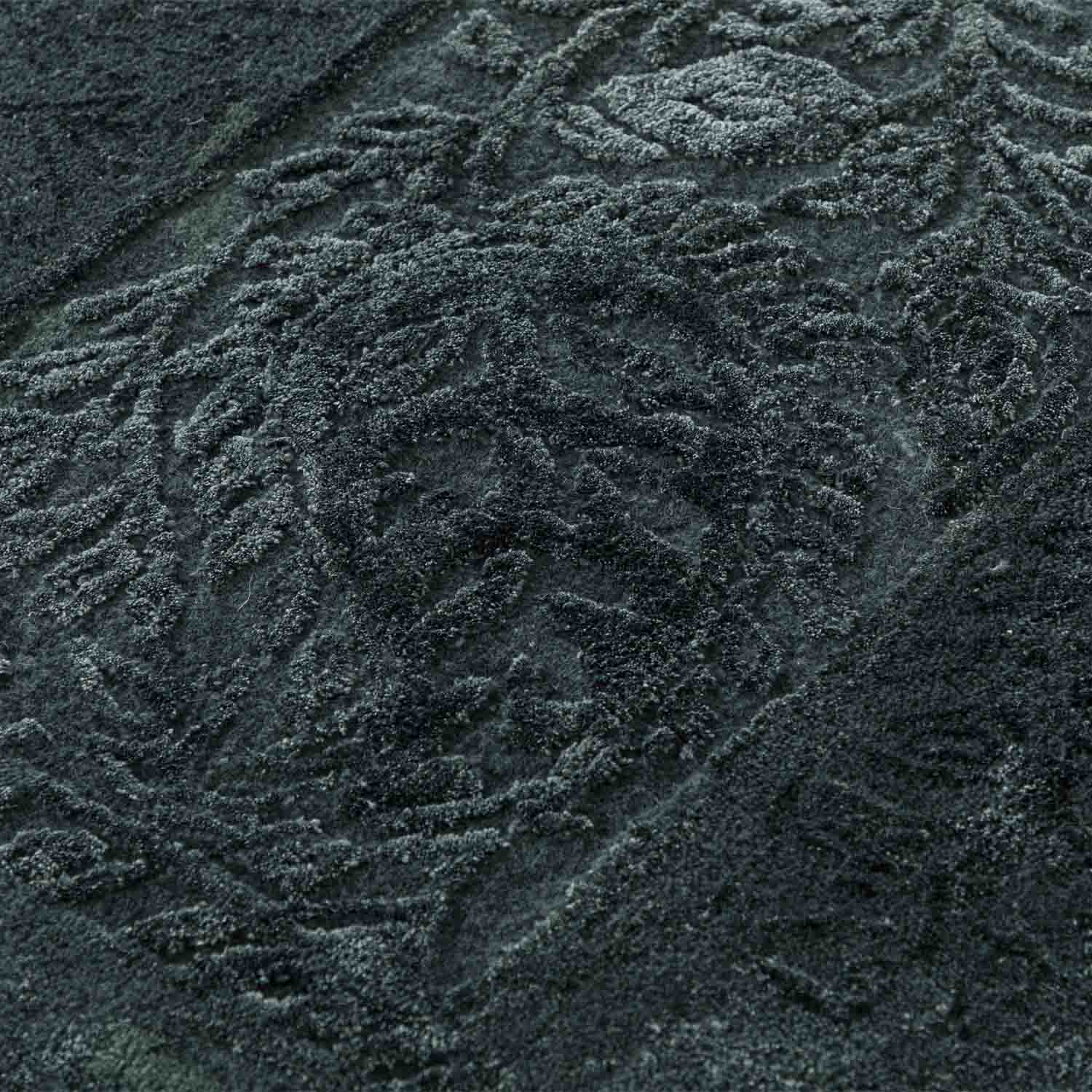 Nilofur Hand Tufted Woollen And Viscose Rug By Tarun Tahiliani