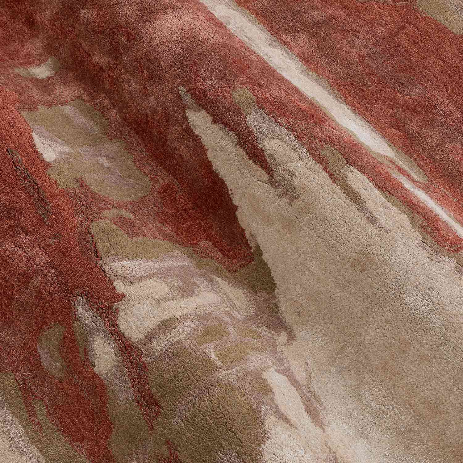 Rive Hand Tufted Woollen And Viscose Rug