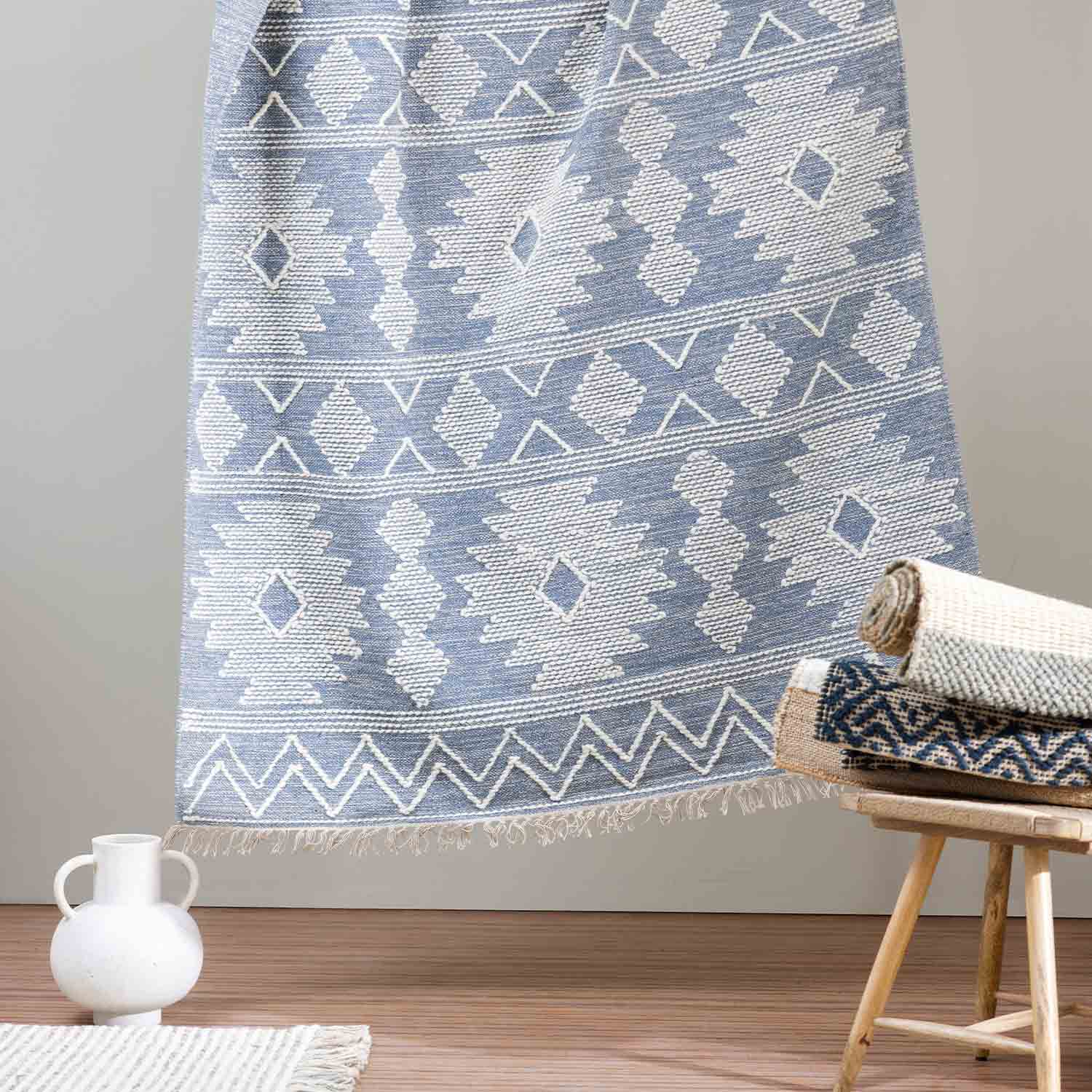 Sanjaya Flatweave Wool Rug