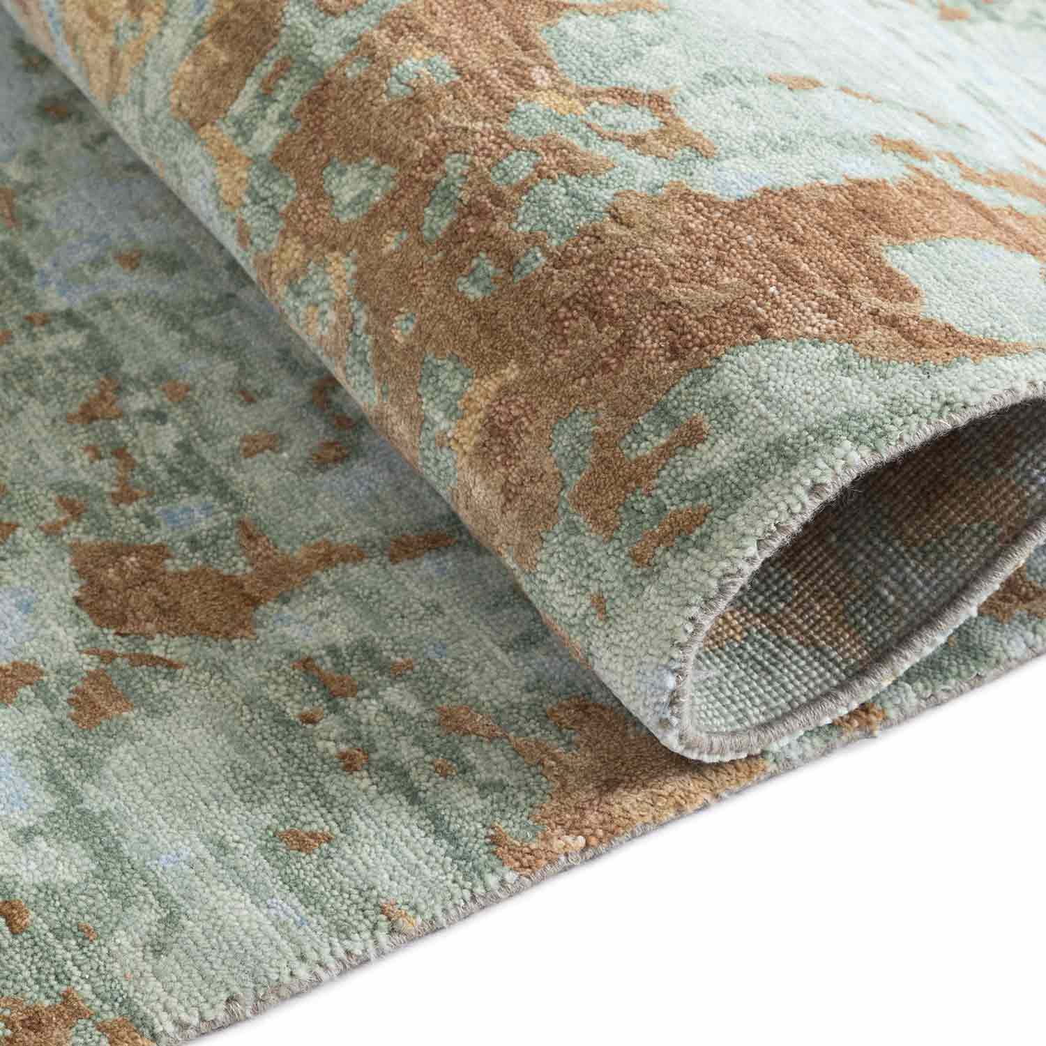 Tarang Hand Knotted Woollen And Silk Rug