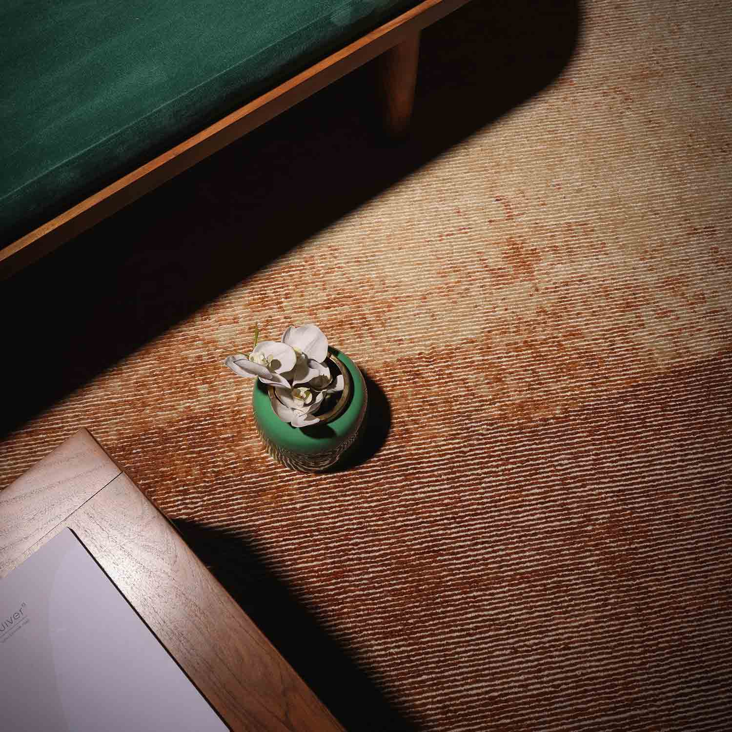 Sandune Hand Knotted Woollen And Jute Rug