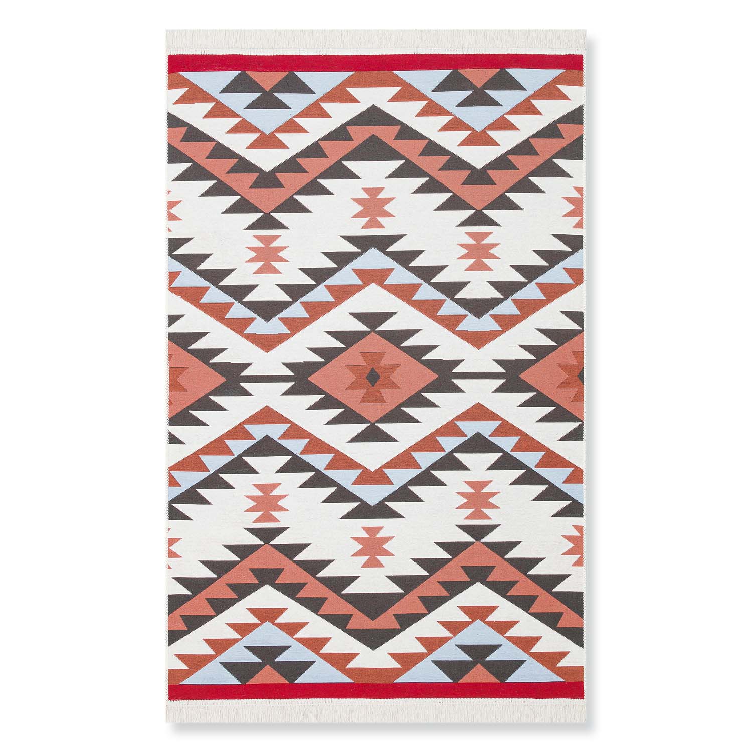 Mountain Recycled Cotton Reversible Kilim