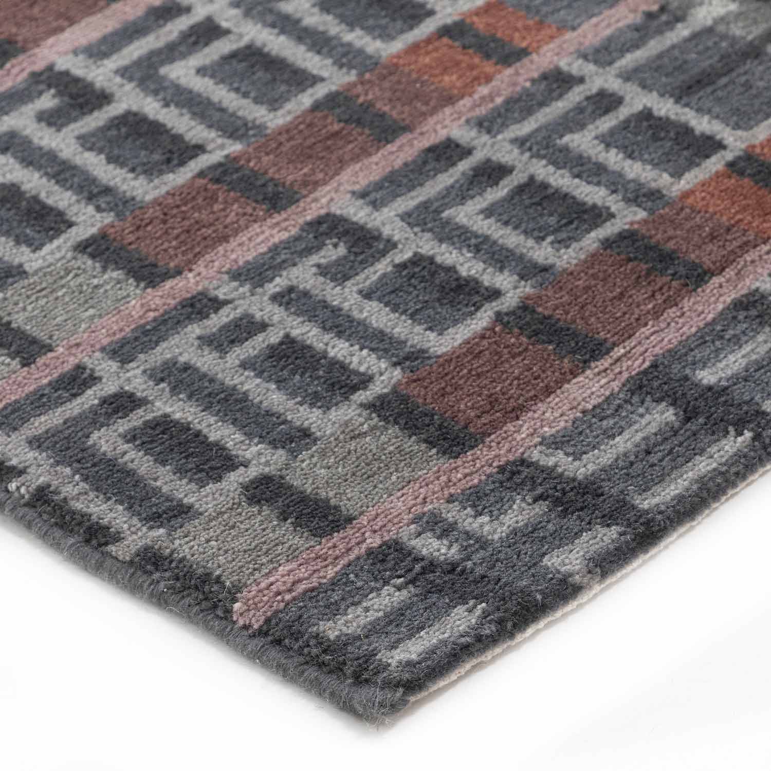 Precise Balance Hand Knotted Wool Rug By Shripal Munshi