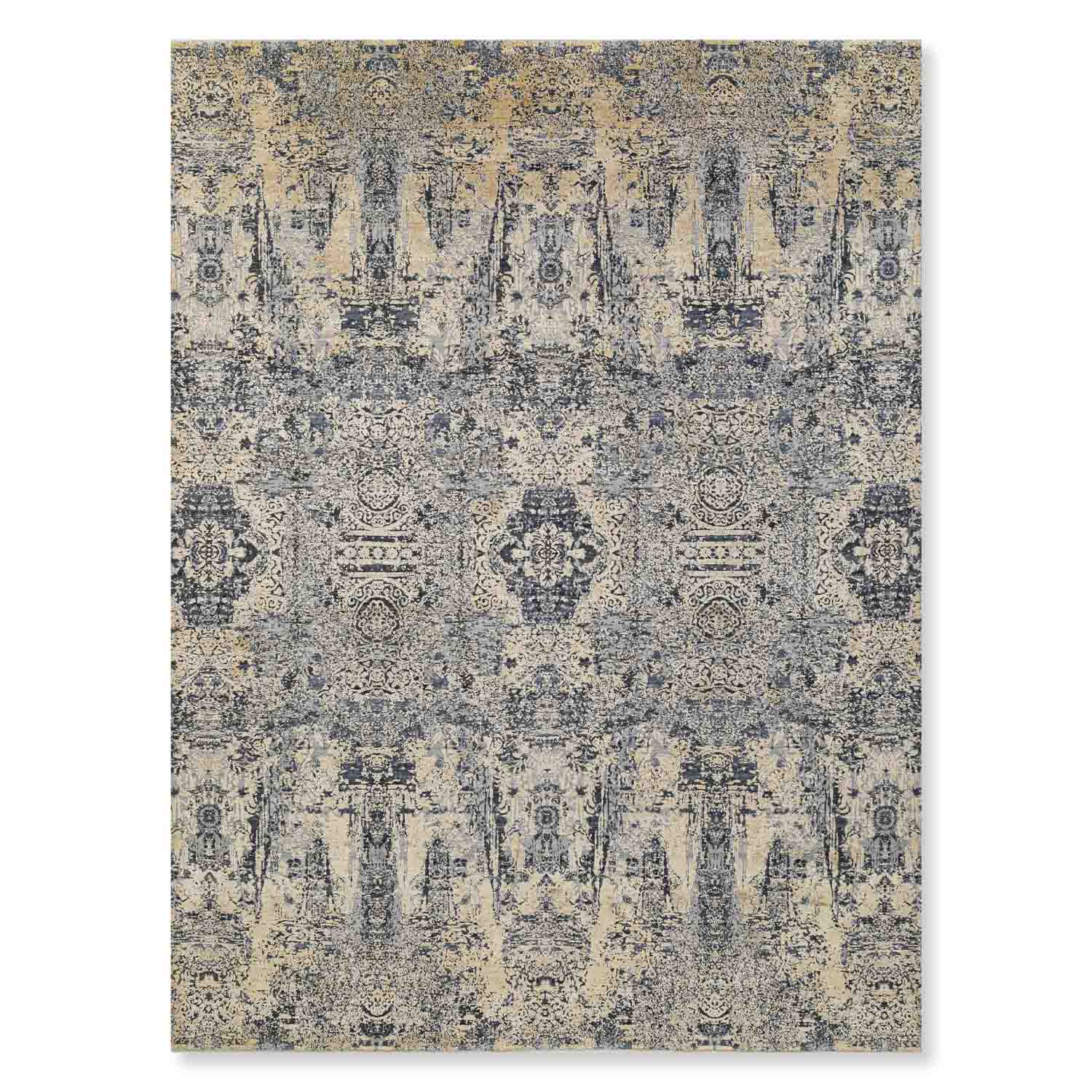 Tempest Hand knotted Woollen  And Silk Rug