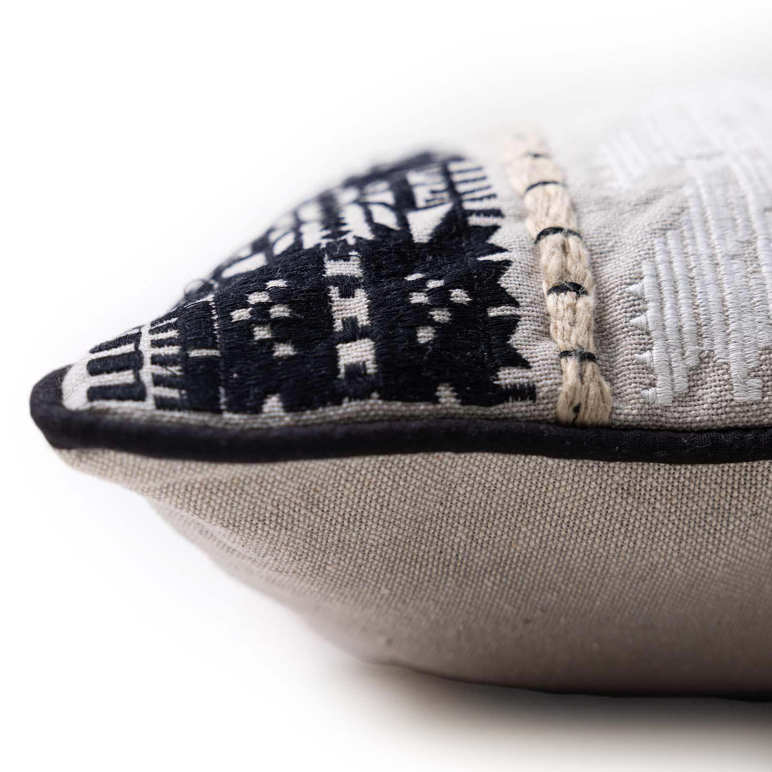 Amaroni Embroidered Resa Cotton Cushion Cover