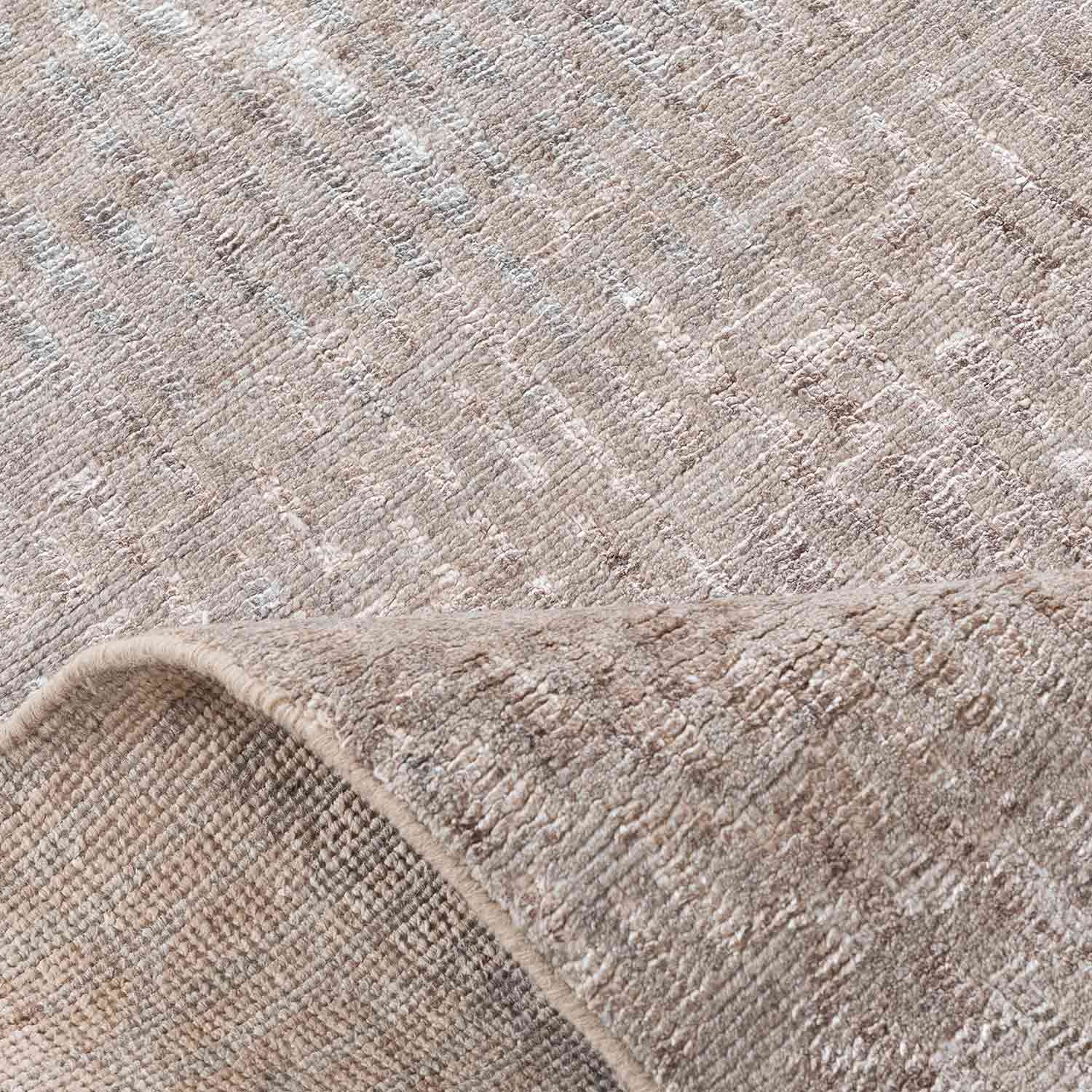 Ombre Hand Knotted  Wool And Viscose