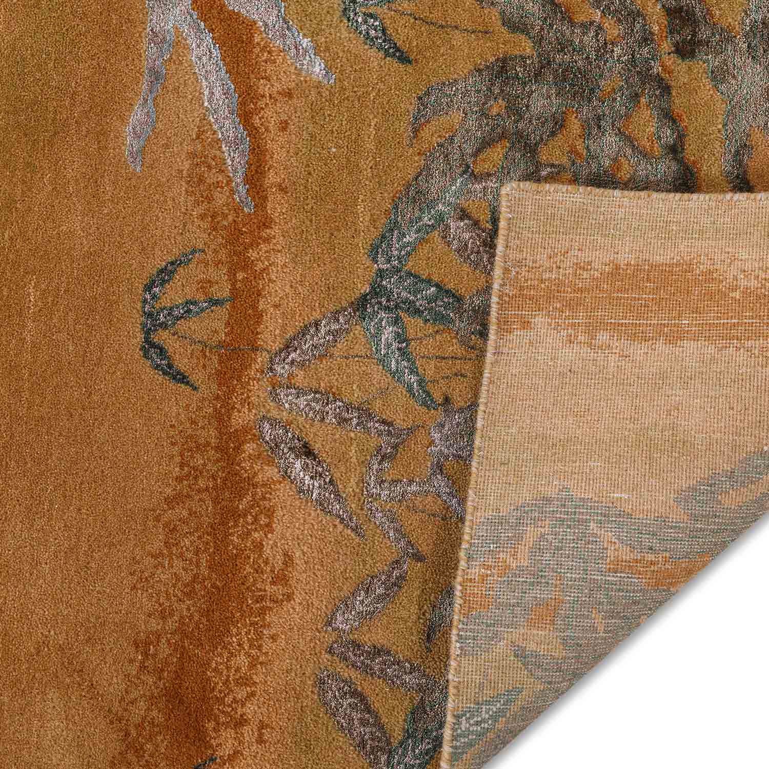 Persepolis Hand Knotted Woollen And Viscose Rug By Ashdeen