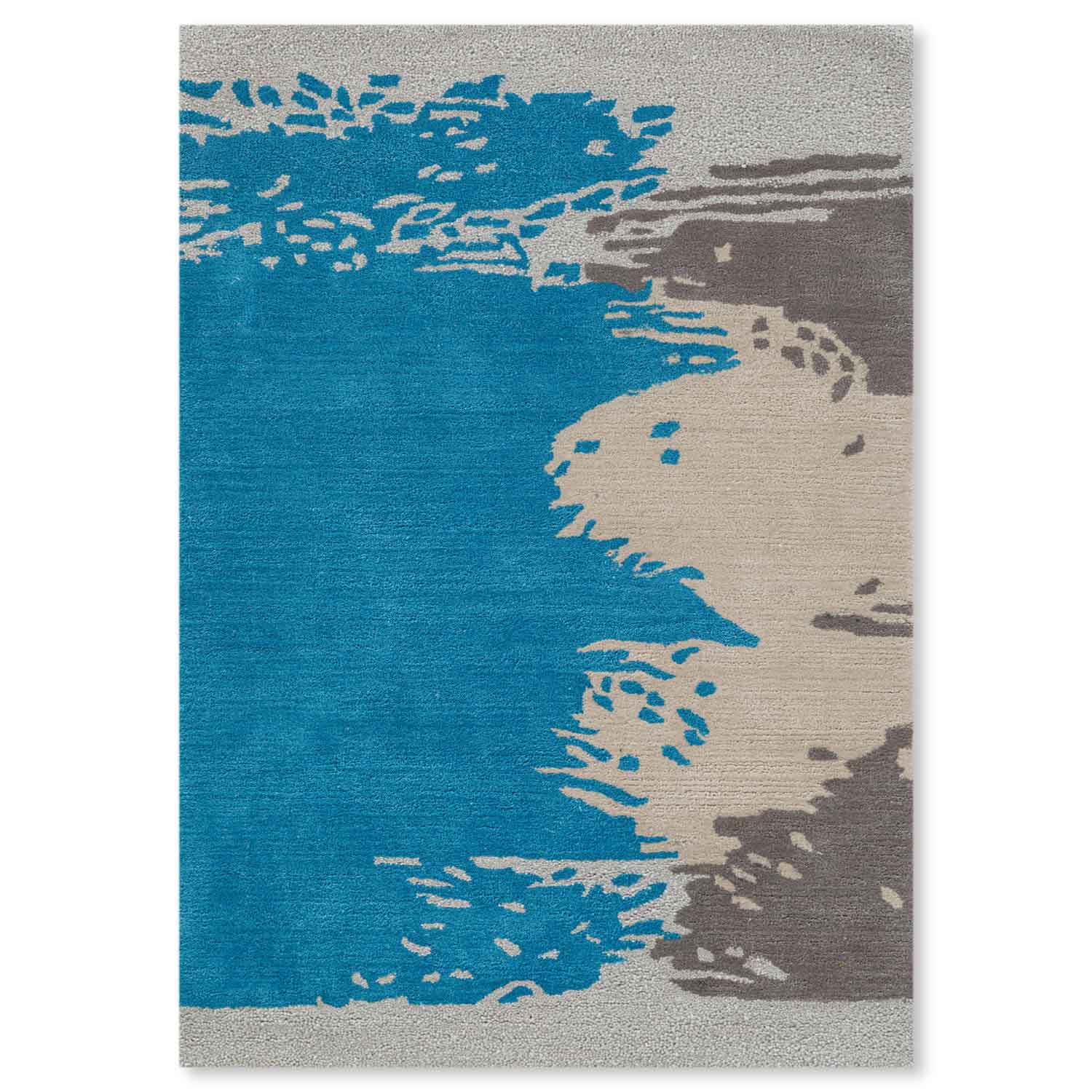 Rour Hand Tufted Woollen And Polyester Rug