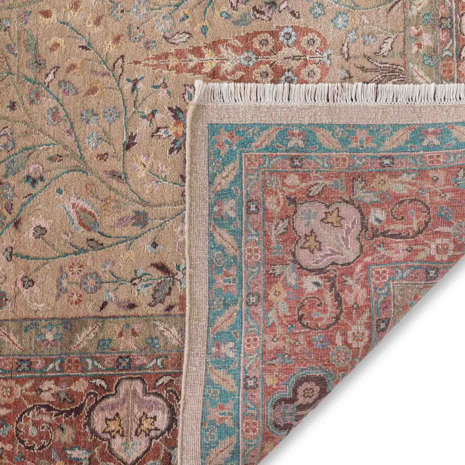 Mandira Hand Knotted Woollen And Silk Rug