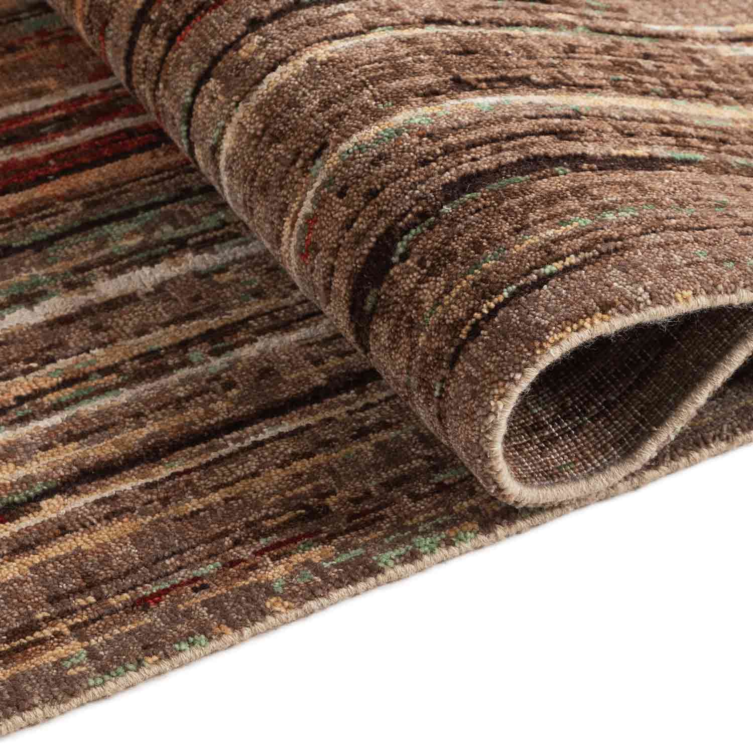 Navrang Hand Knotted Woollen And Silk Rug