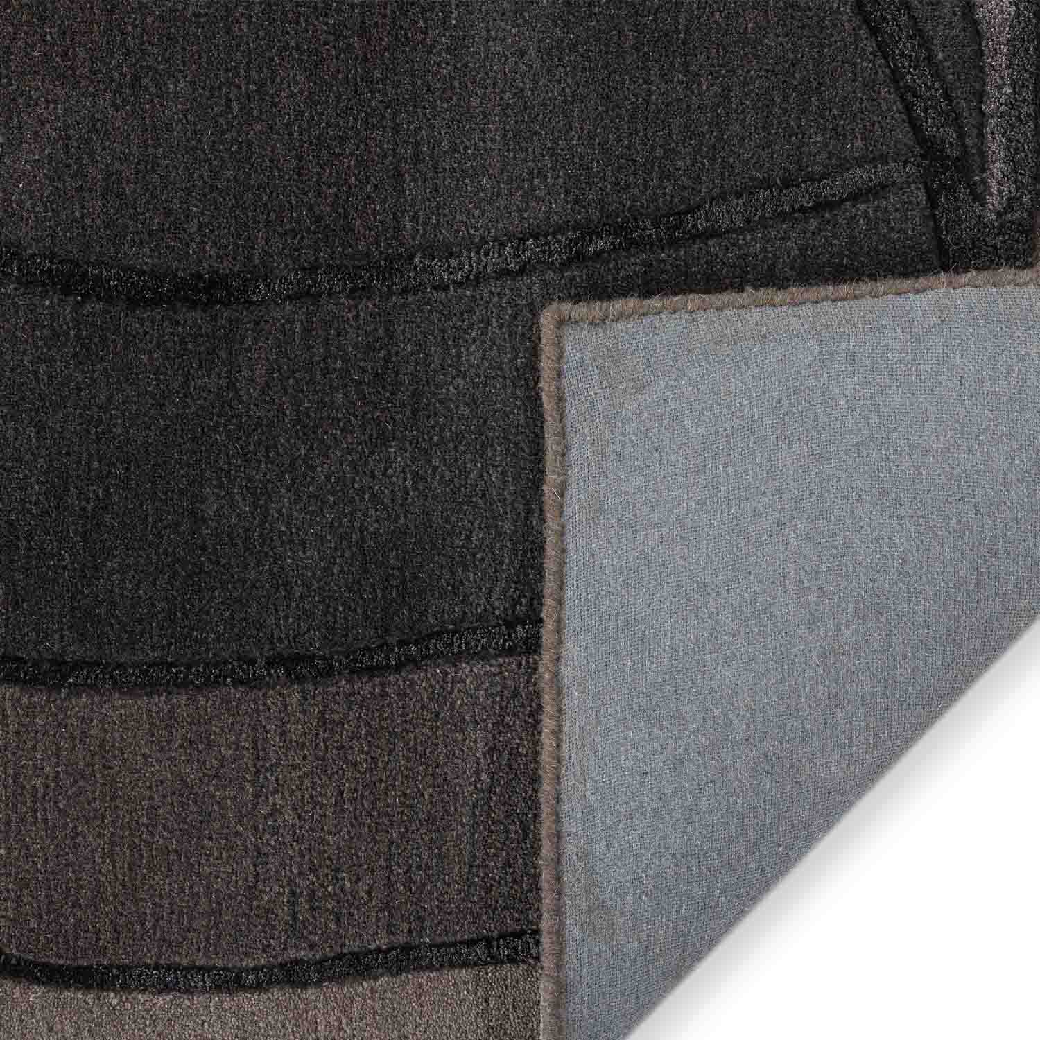 Frozen Motion Hand Tufted Woollen And Viscose Rug By Shripal Munshi