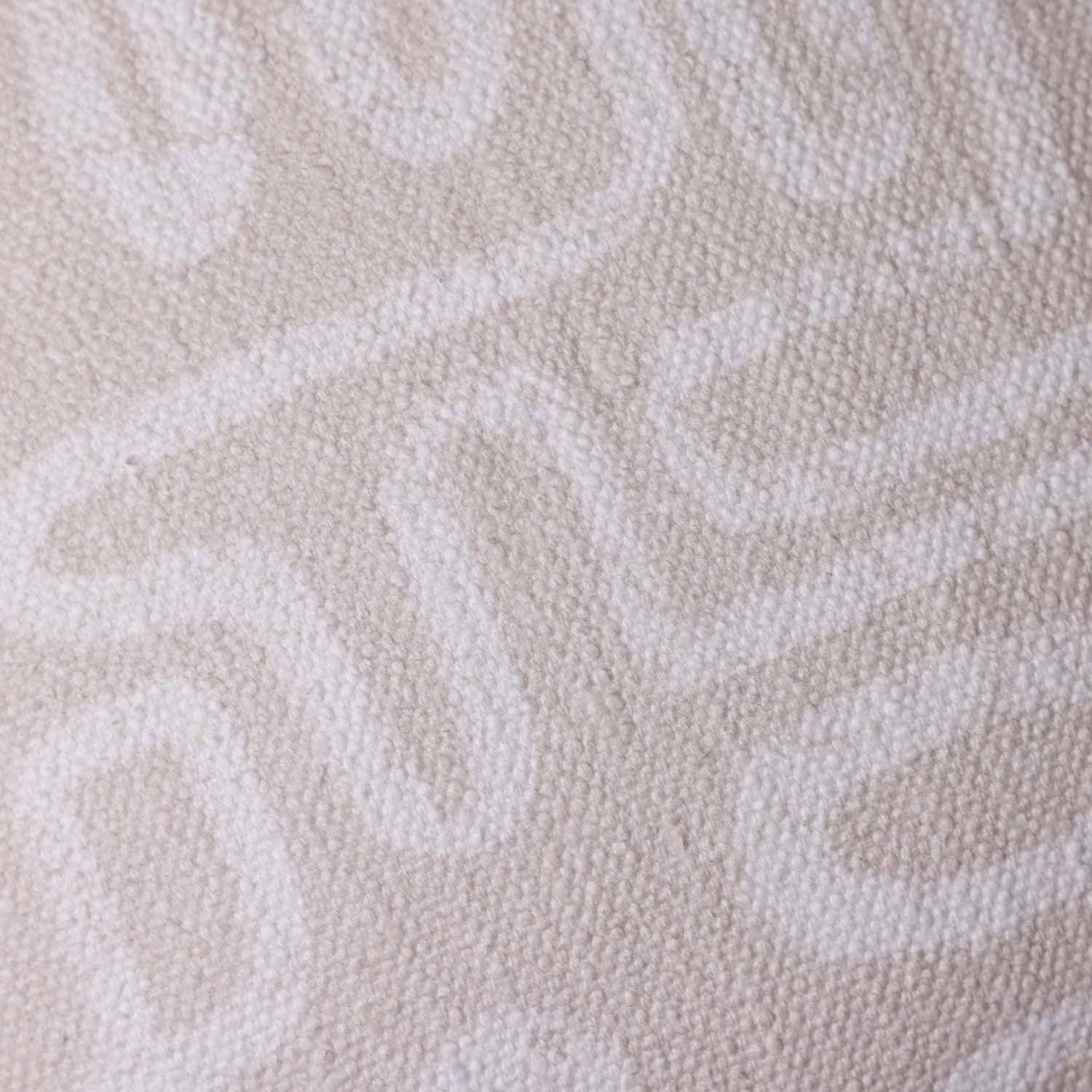 A-Maze Beige Digital Printed Cotton Cushion Cover