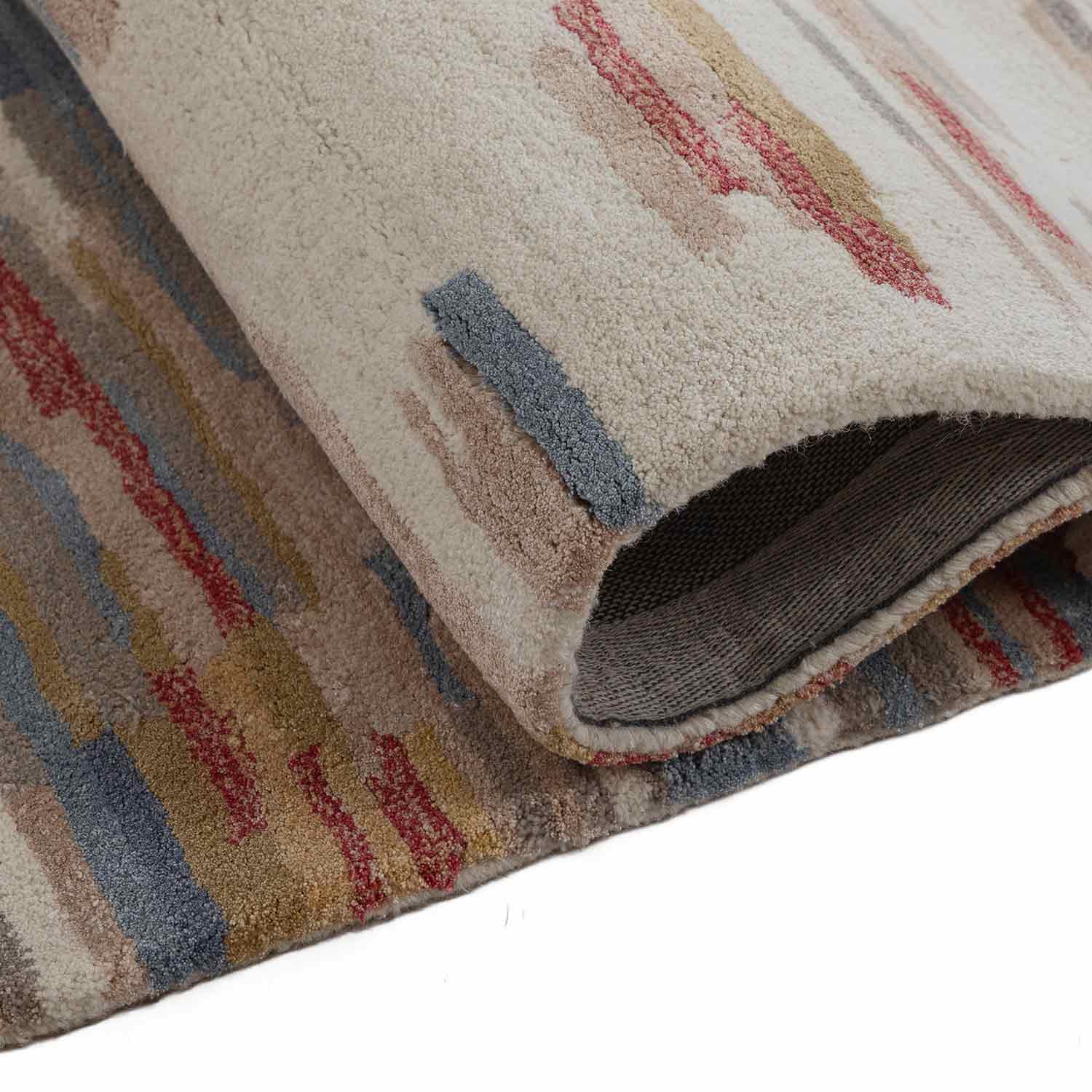 Fray Hand Tufted Woollen And Viscose Rug