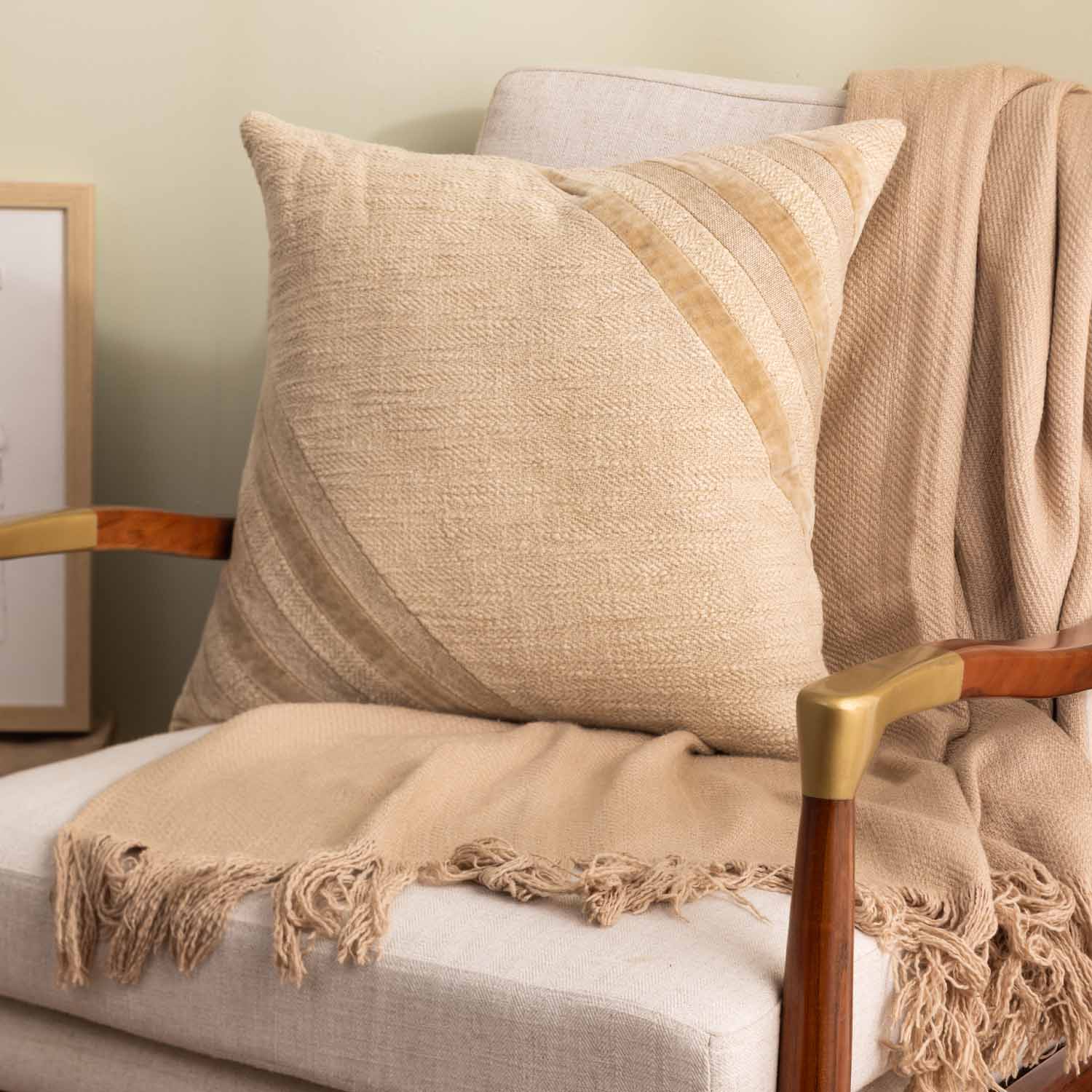 Cotton Textured Kavira Cushion Cover