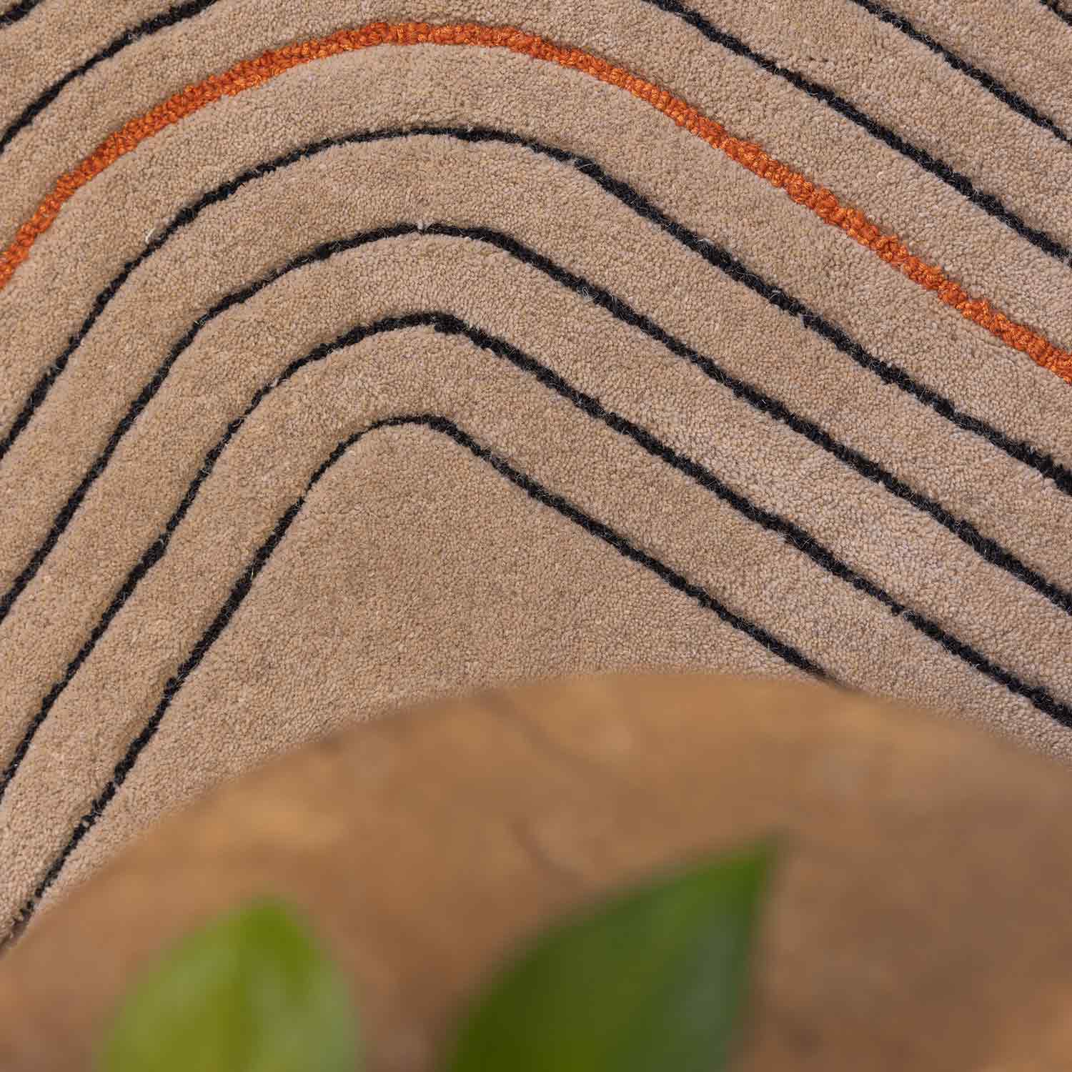 Dendera Hand Tufted Woollen And Viscose Rug