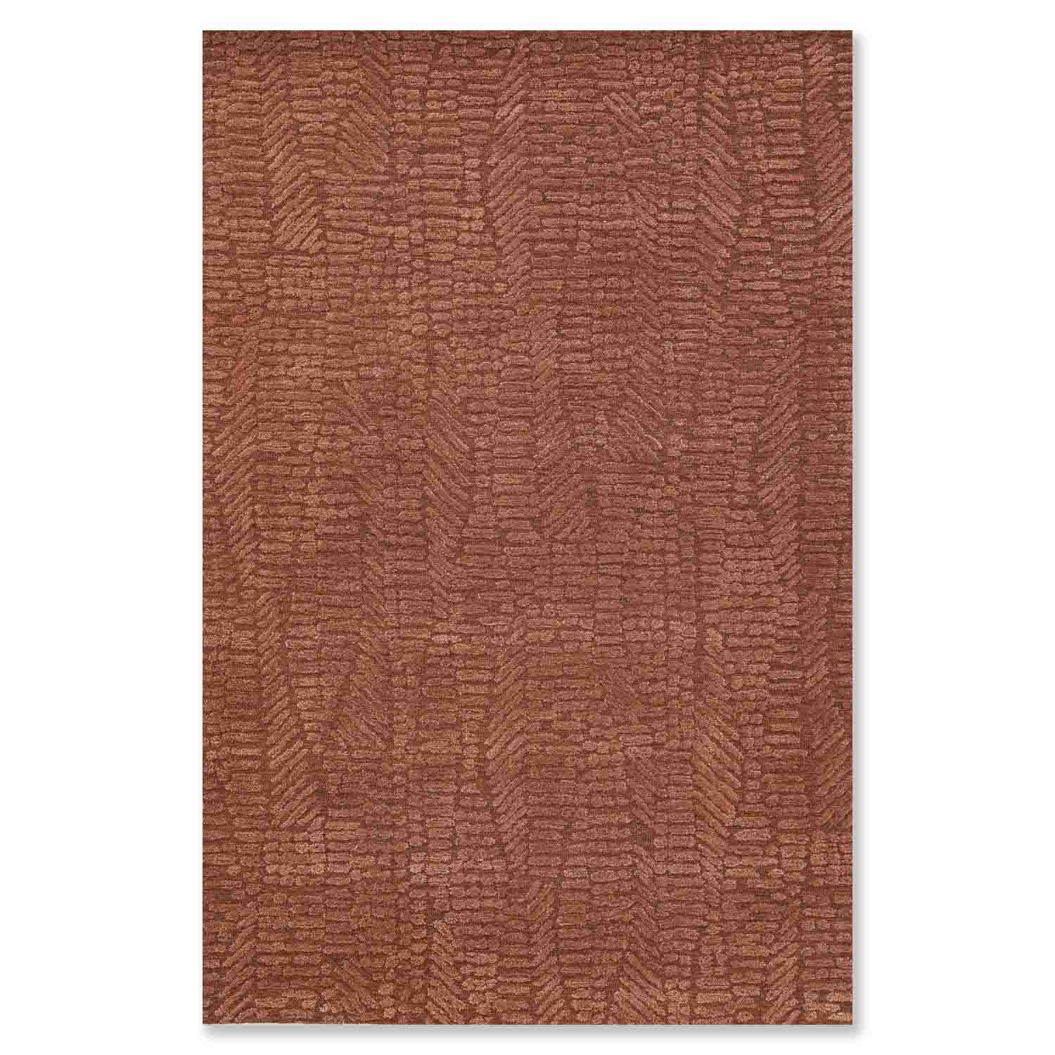 Baahir Hand Tufted Woollen And Viscose Rug