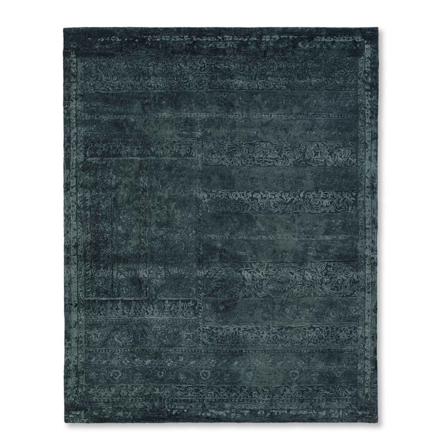 Nilofur Hand Tufted Woollen And Viscose Rug By Tarun Tahiliani