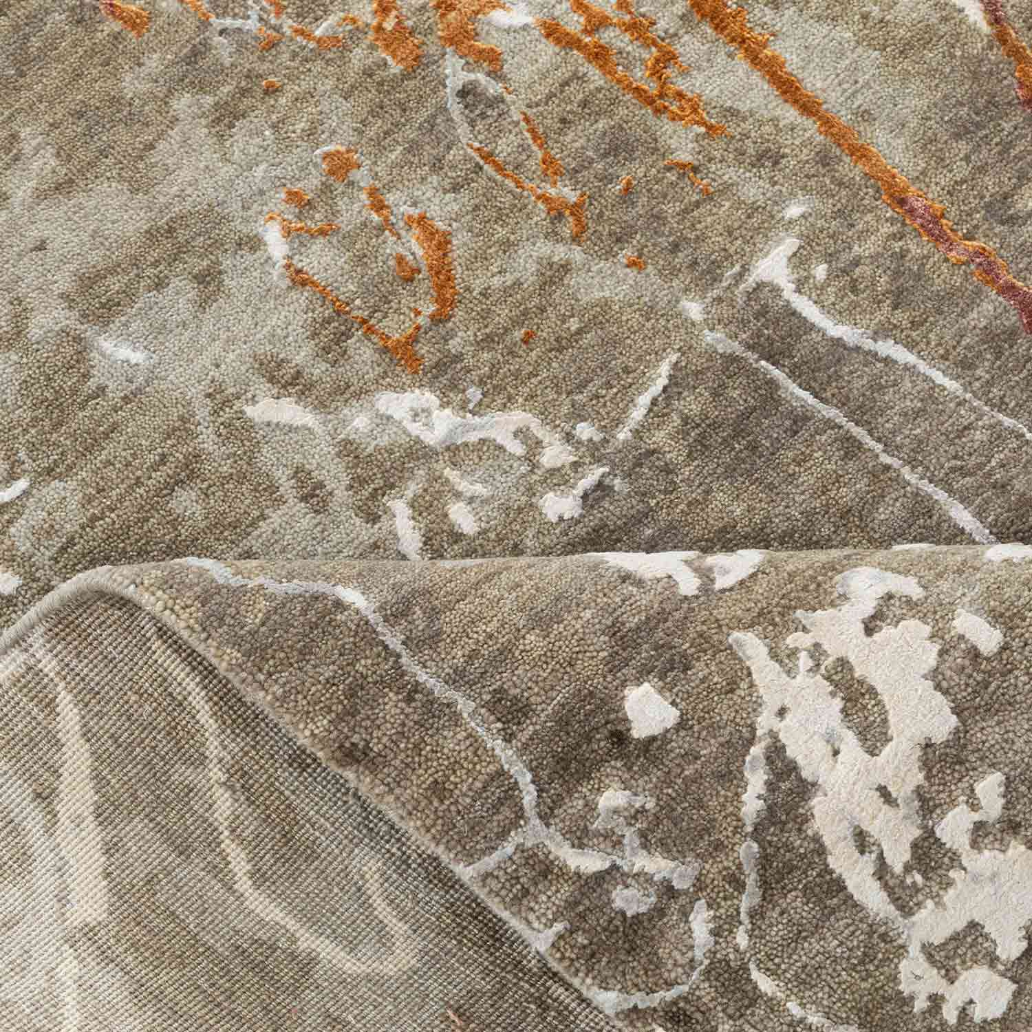 Dhara Hand Knotted Woollen And Silk Rug