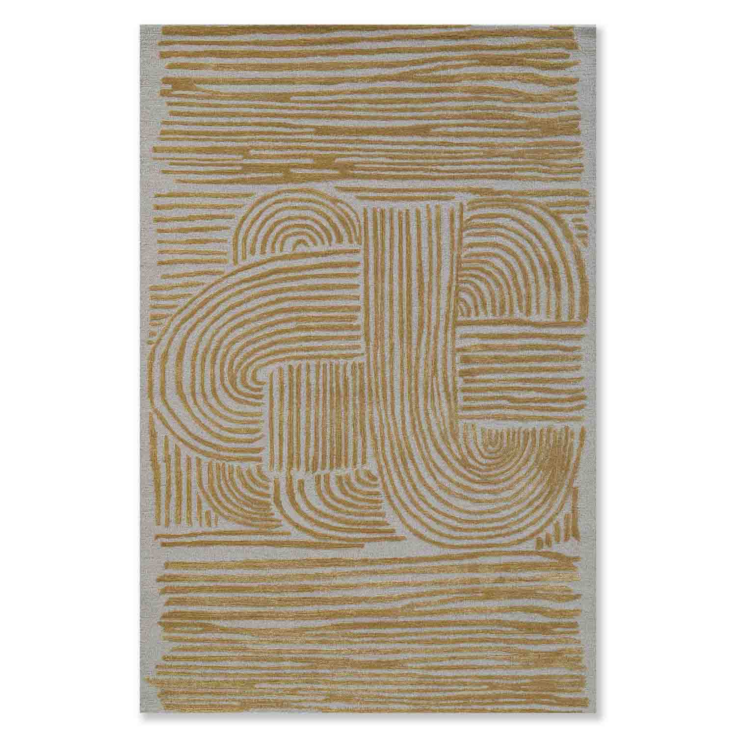 Eshaq Hand Tufted Woollen And Viscose Rug