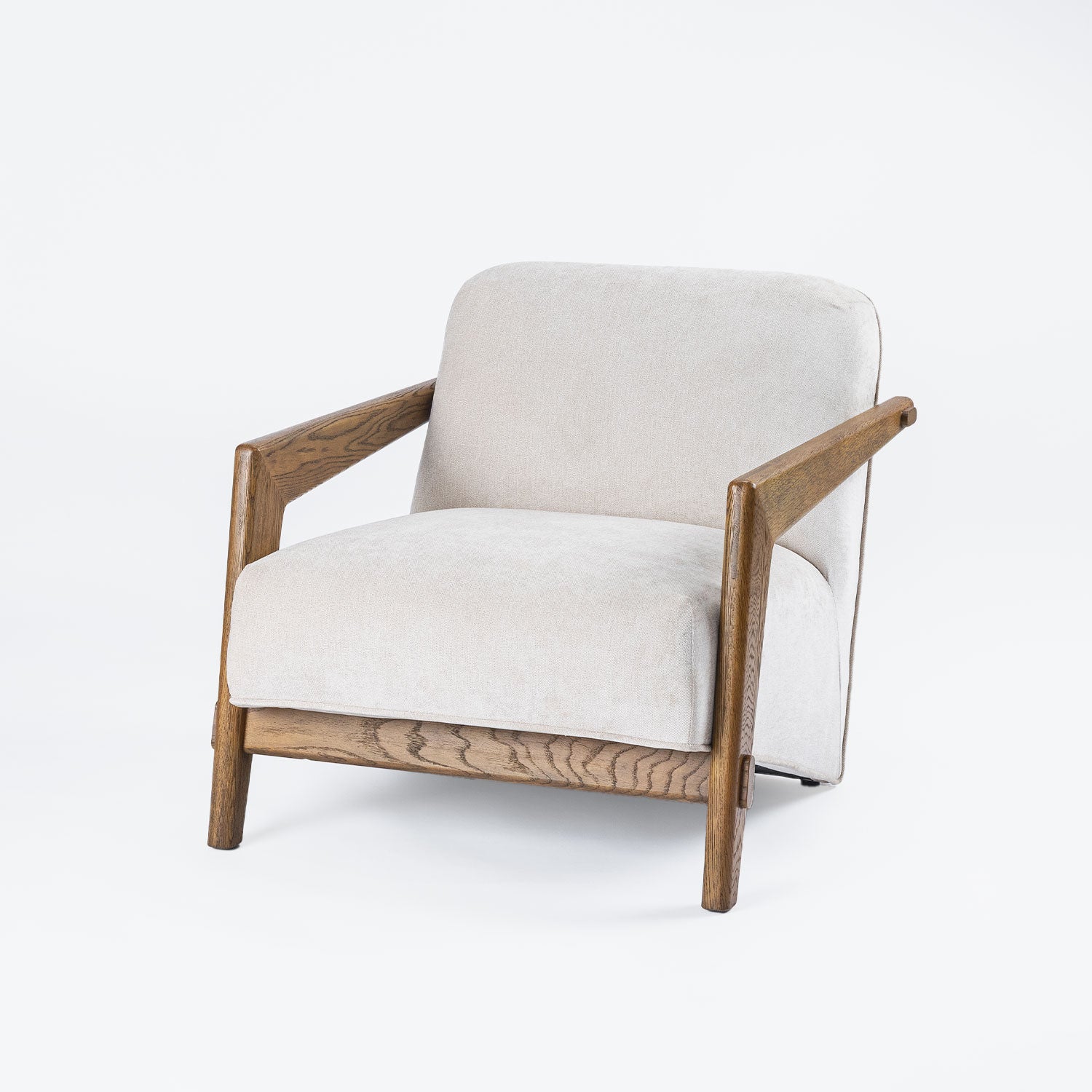 Hyke Low Back Armchair - Barly Brush