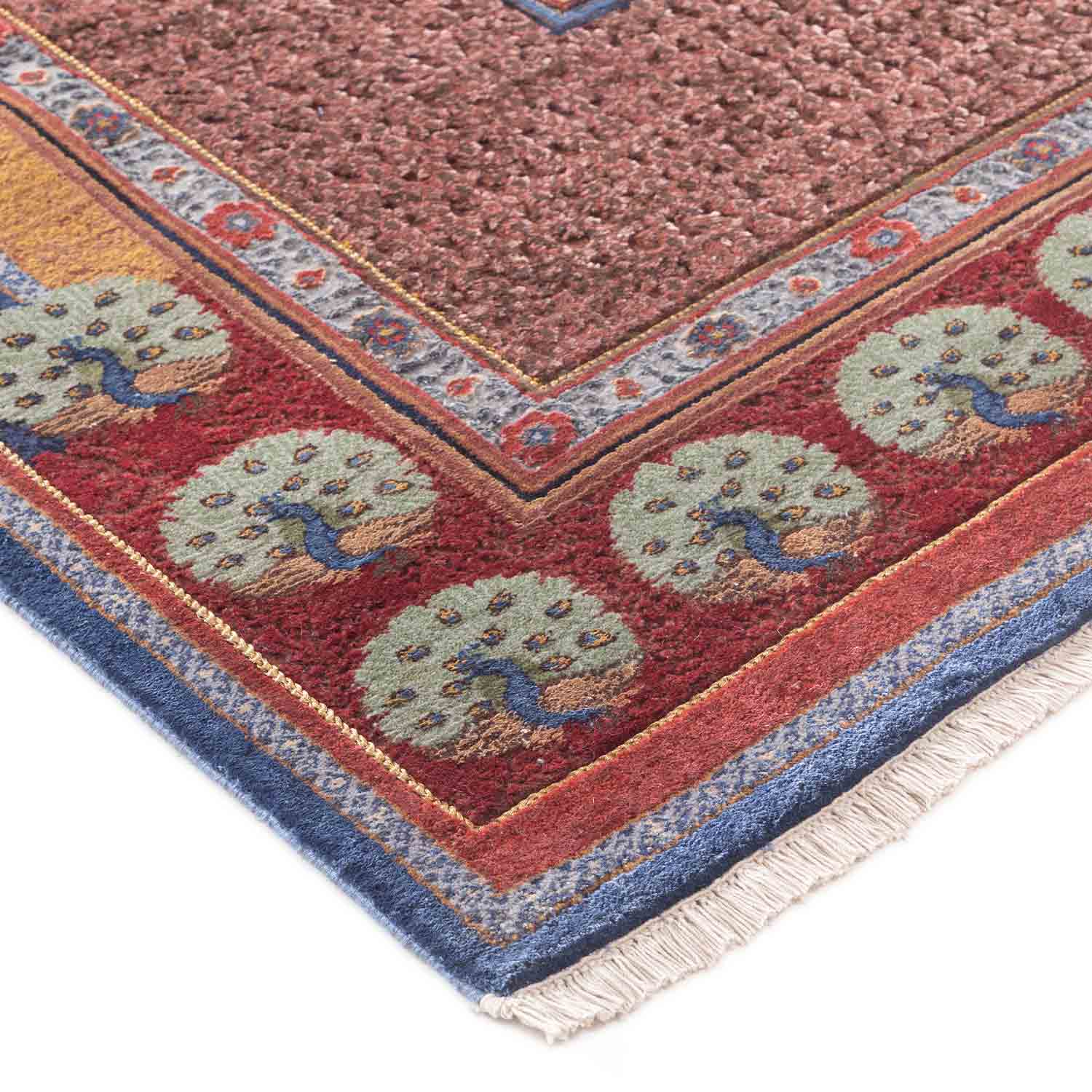 Nisha Kaleen Hand Knotted Woollen Viscose And Silk Rug By Tarun Tahiliani