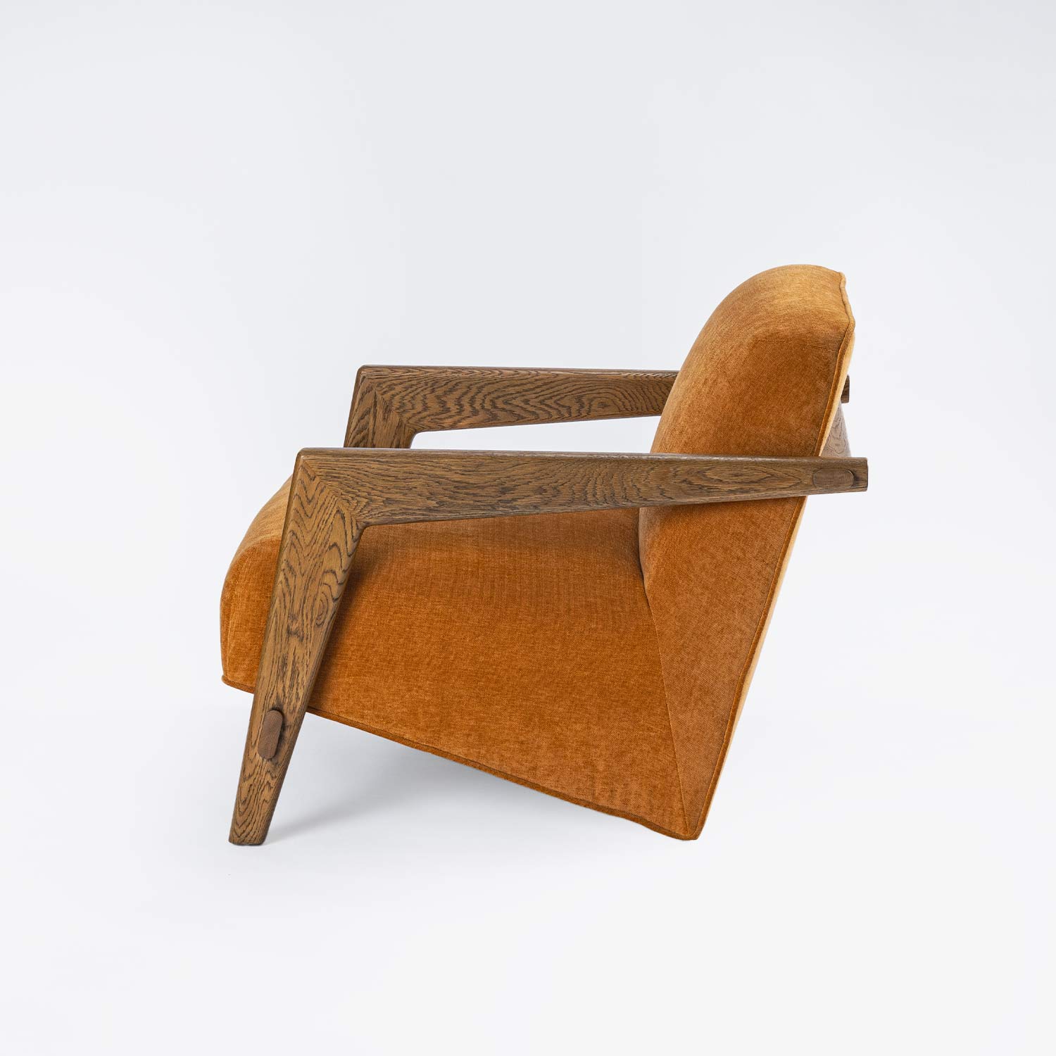 Hyke Low Back Armchair - Amber