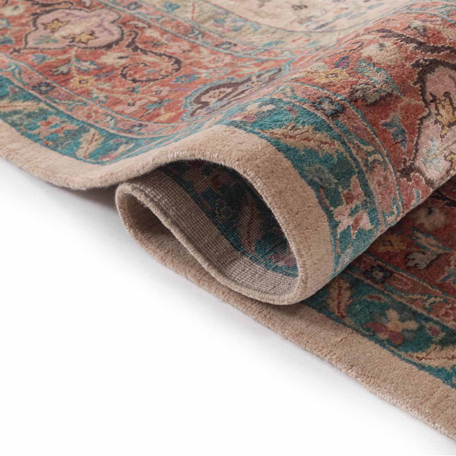 Mandira Hand Knotted Woollen And Silk Rug