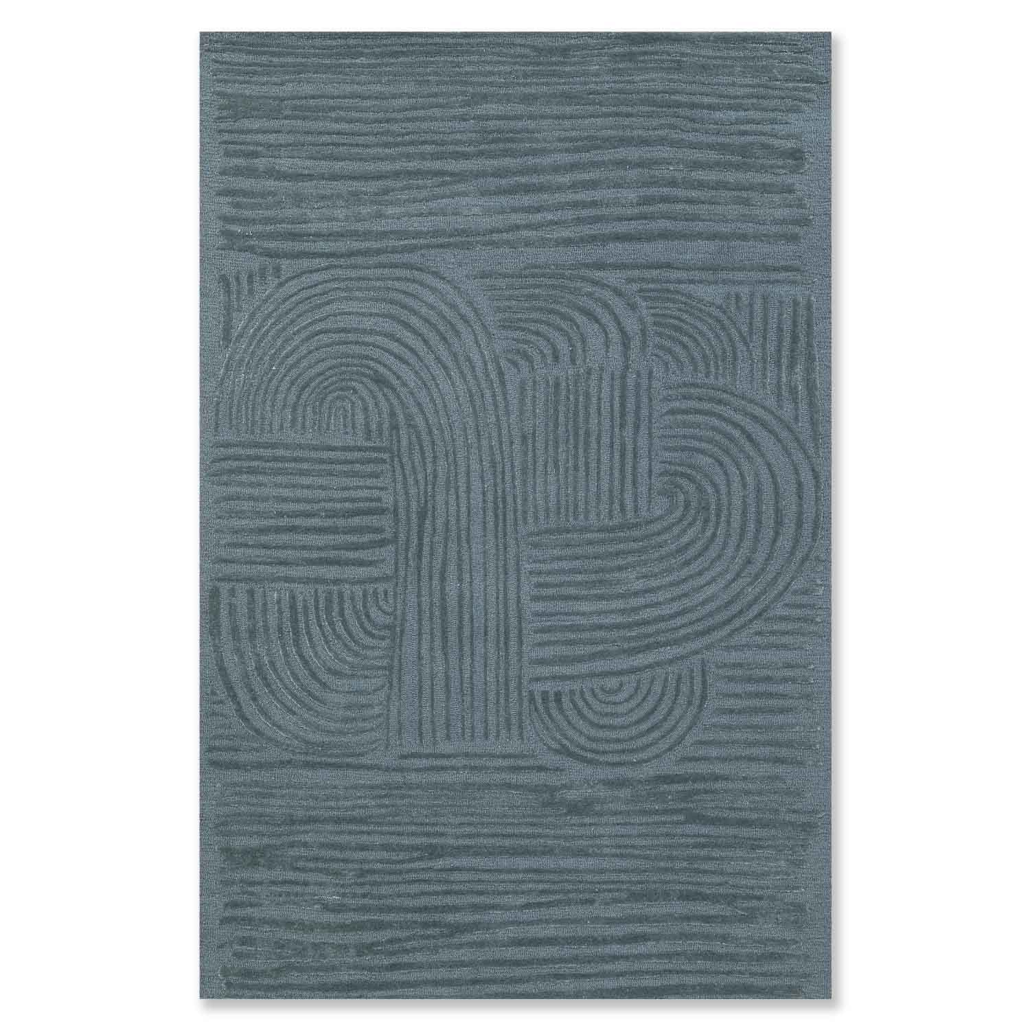 Khnurn Hand Tufted Woollen And Viscose Rug