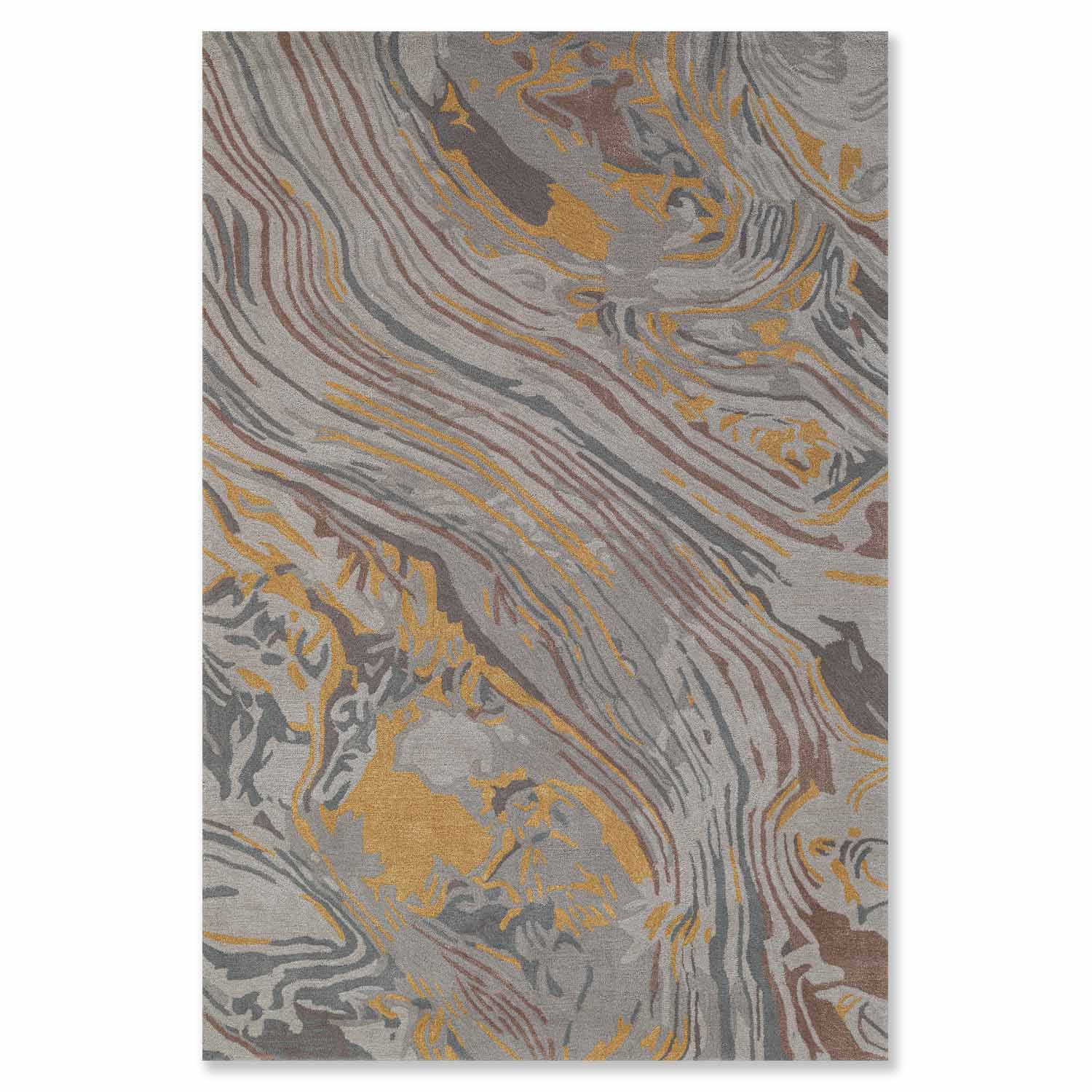 Eshe Hand Tufted Woollen And Viscose Rug