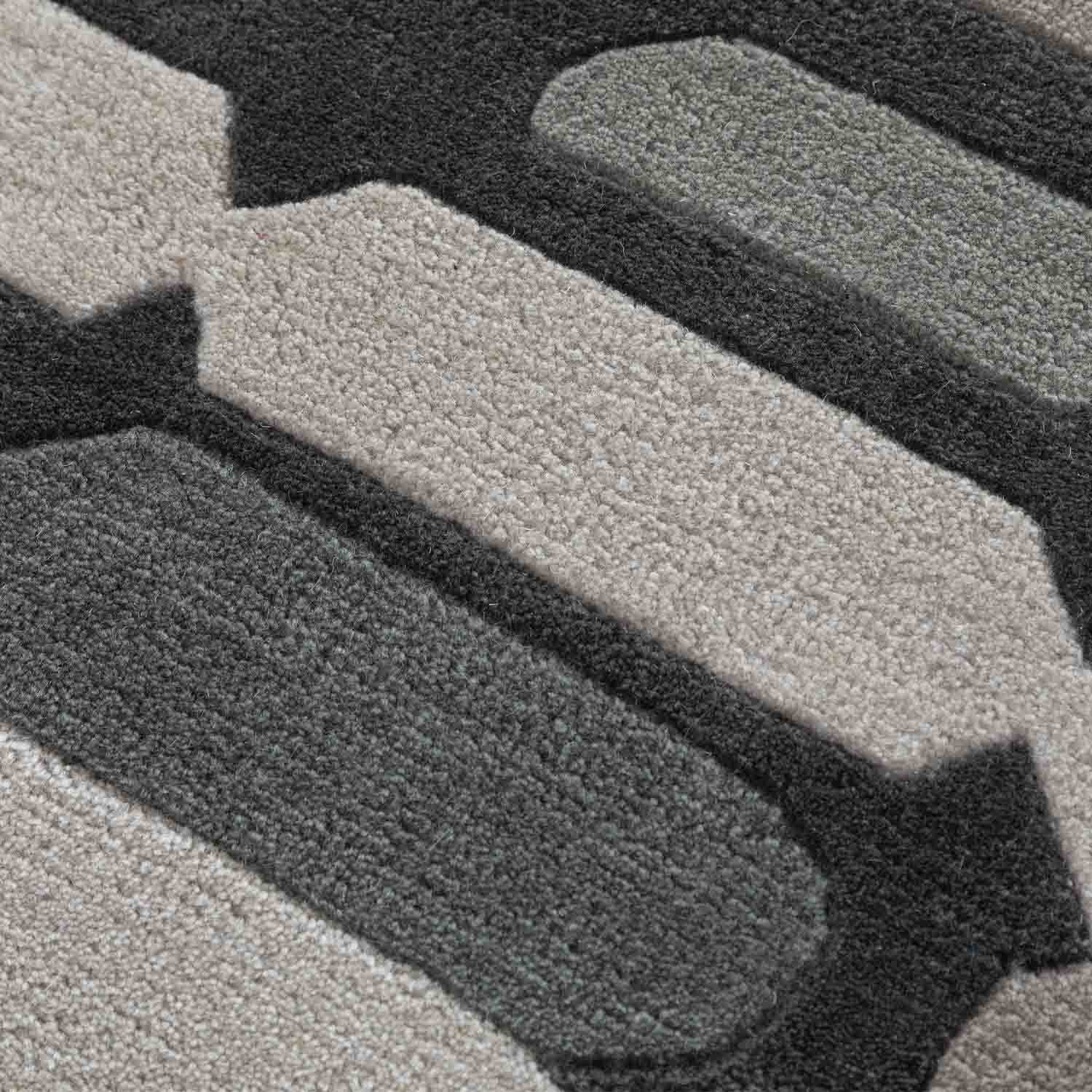 Lifelines 2 Hand Tufted Woollen Rug By Shripal Munshi