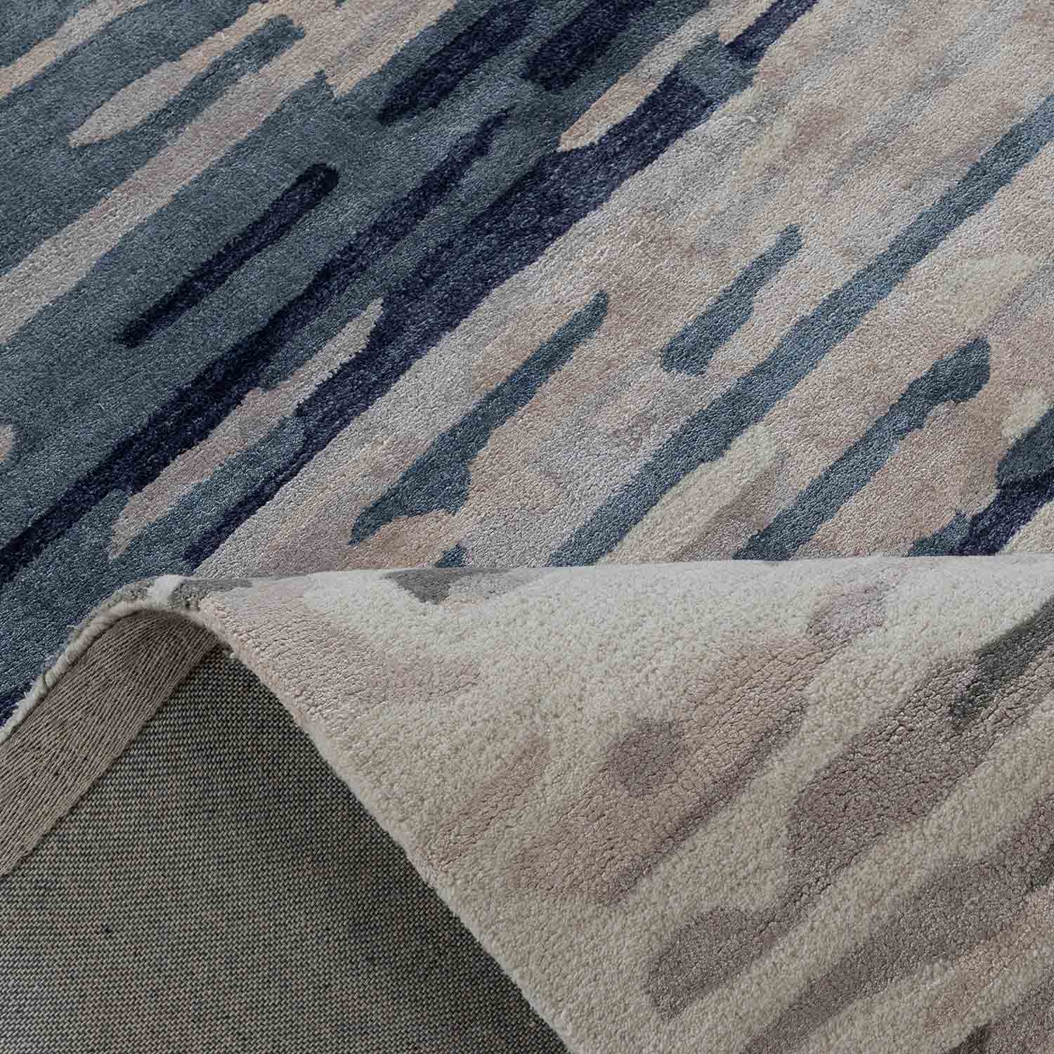 Splice Hand Tufted Woollen And Viscose Rug