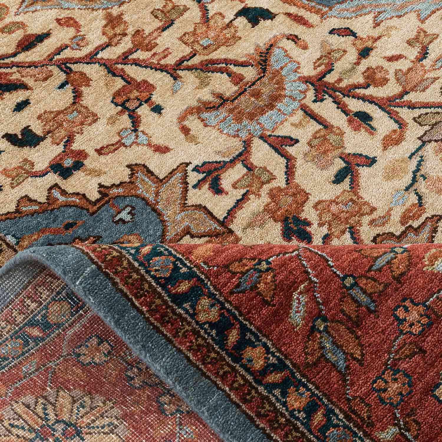Mohtashem Hand Knotted  Woollen Rug
