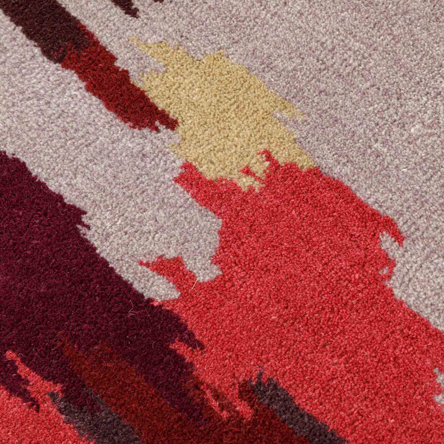 Shade-Plate Hand Tufted Woollen Rug
