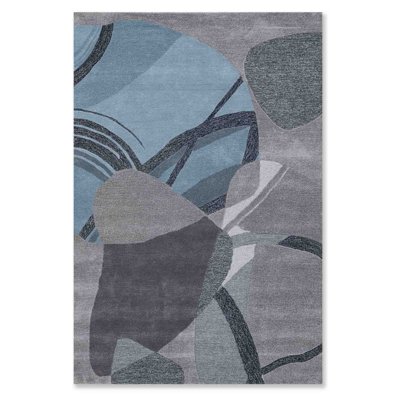 Tafeef Hand Tufted Woollen And Viscose Rug