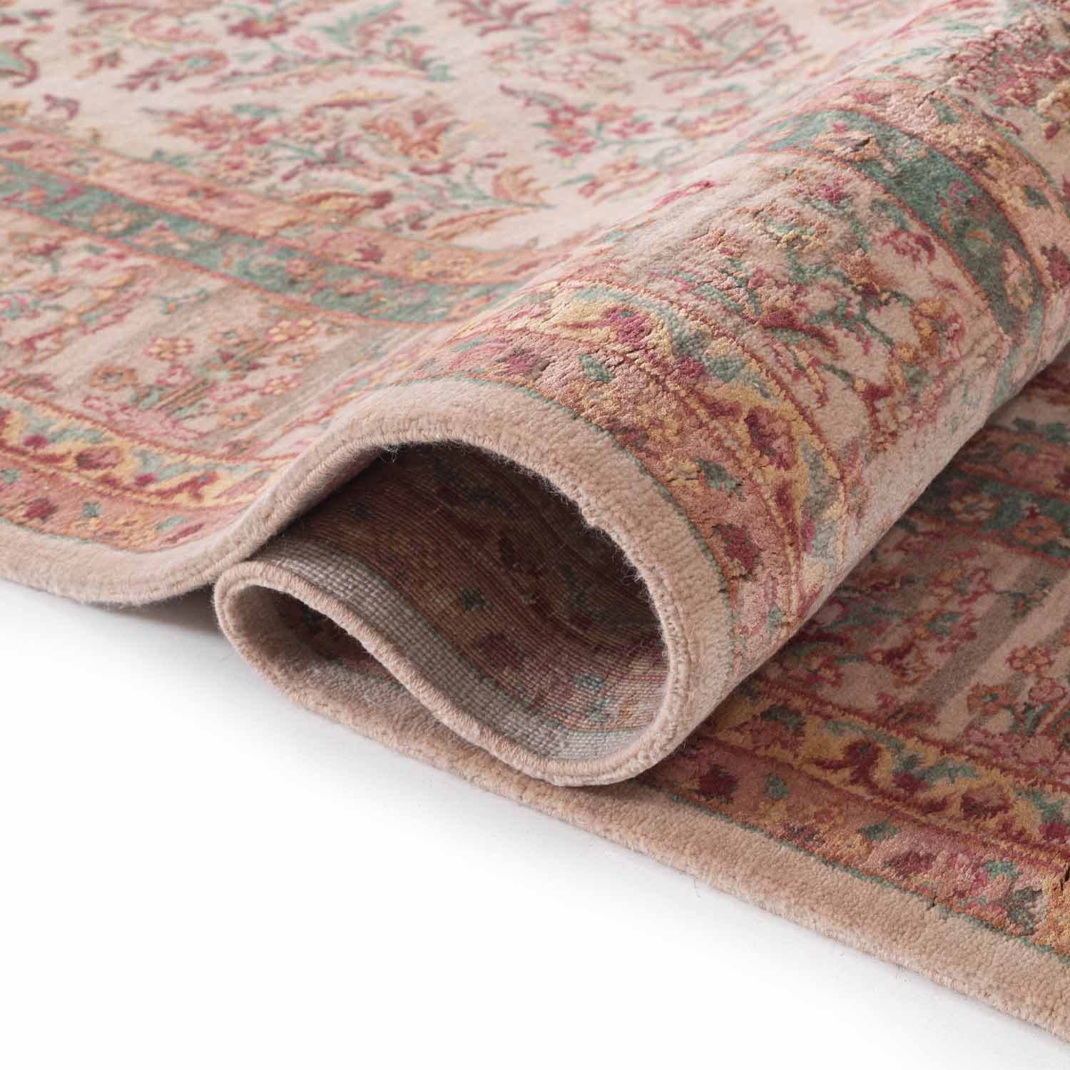 Hamsa Hand Knotted Woollen And Silk Rug