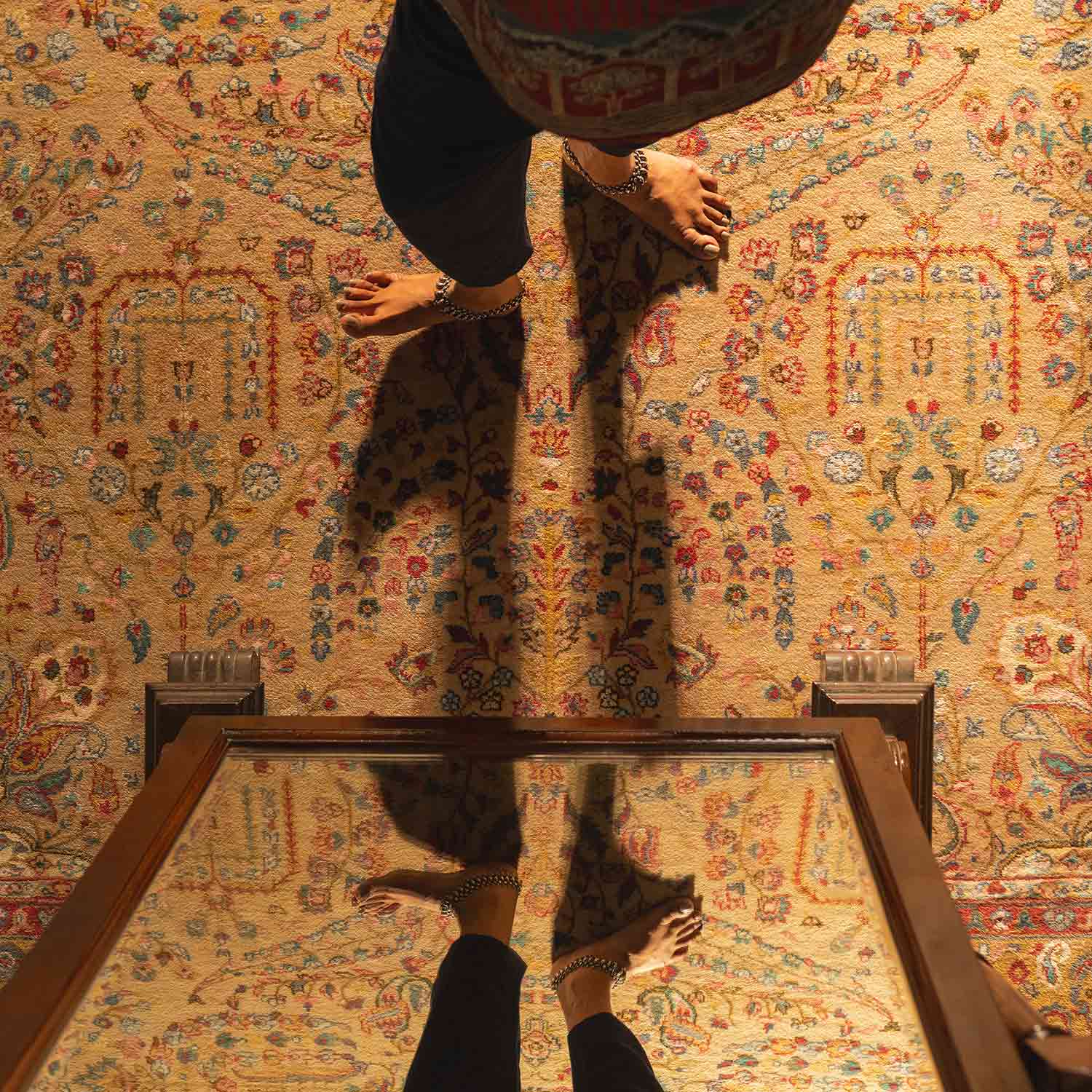 Kalyani Hand Knotted Woollen And Silk Rug